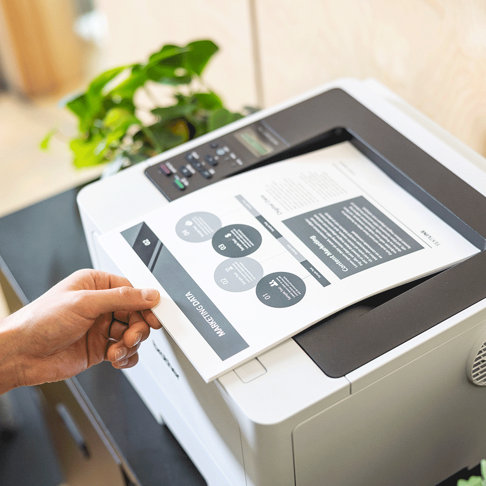 Brother HL-L5210DW, Laser, 1200 x 1200 DPI, A4, 48 Seiten pro Minute, Doppelseitiger Druck, Schwarz,