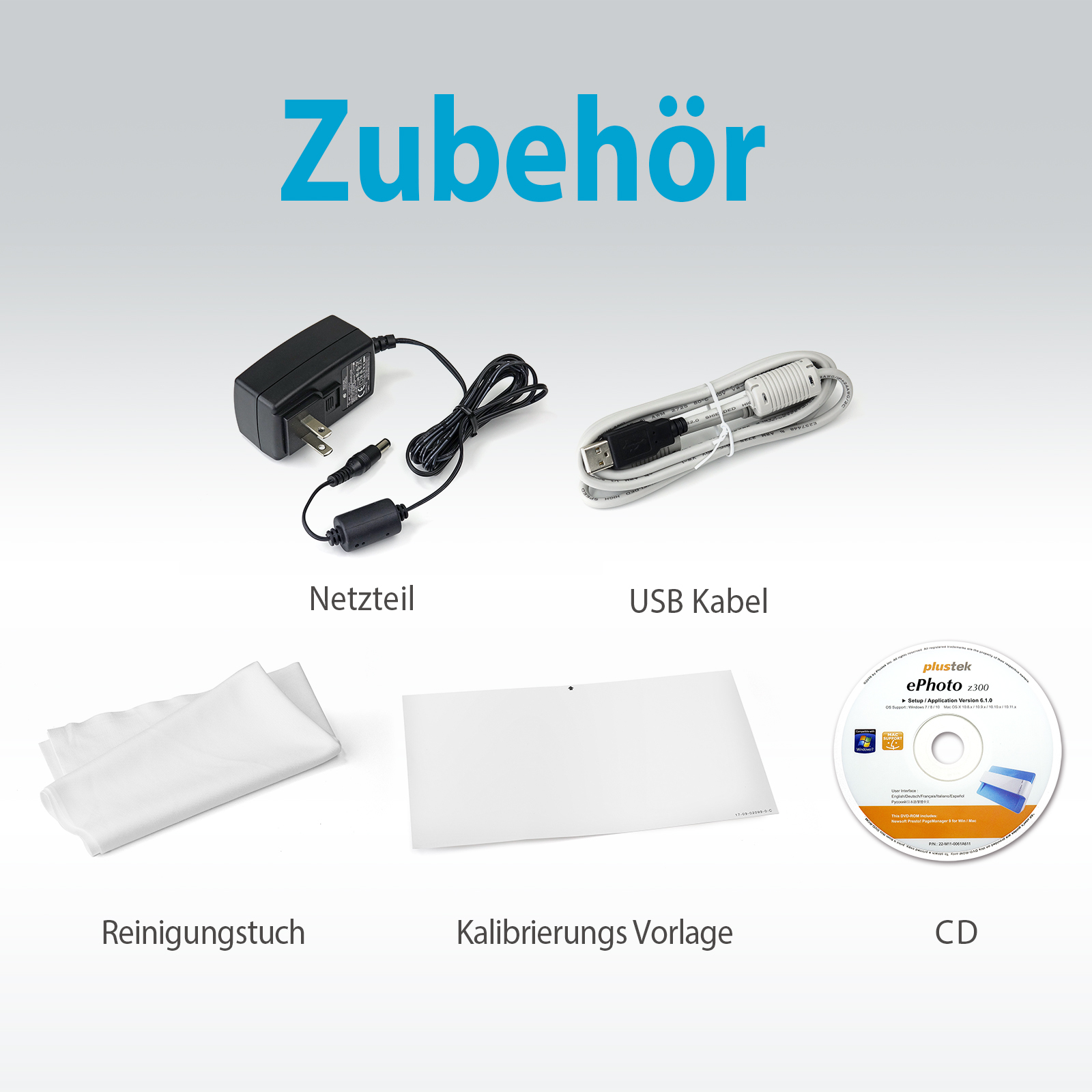 Plustek ePhoto Z300 - Einzelblatt-Scanner - CCD