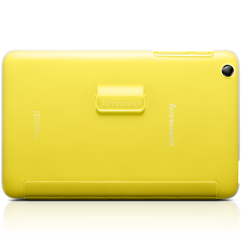 Lenovo A8-50 Folio Case and Film Yellow-WW