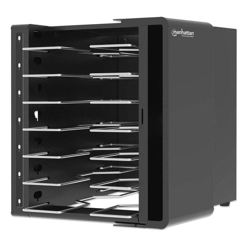 Manhattan Schrankeinheit (nur Laden) - für 7 tablets / notebooks - USB-C, 65 W per port - verriegelb