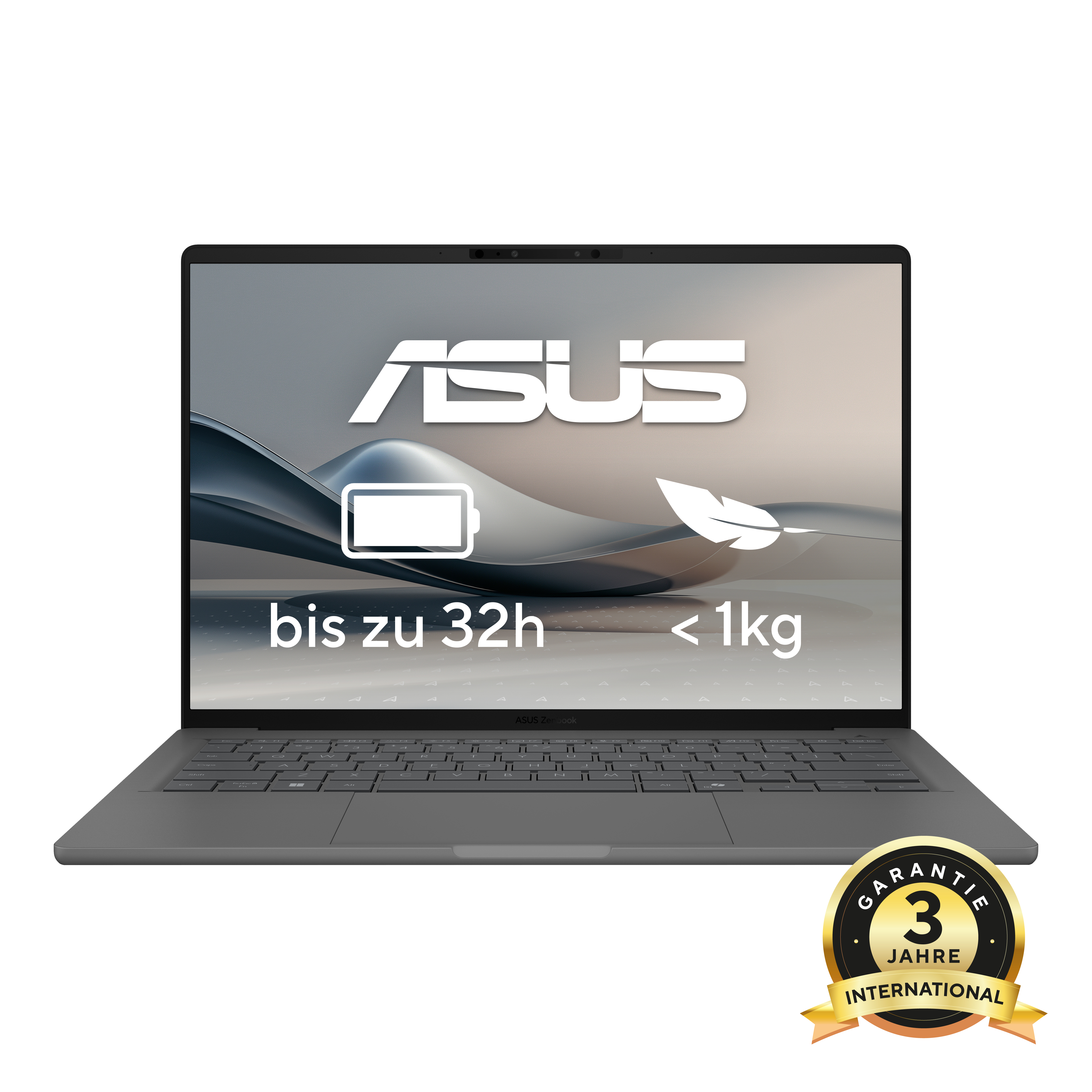 ASUS ZenBook A14 UX3407QA-QD496W, 14" WUXGA, Snapdragon X1-26-100, 32GB, 1TB SSD, Win11