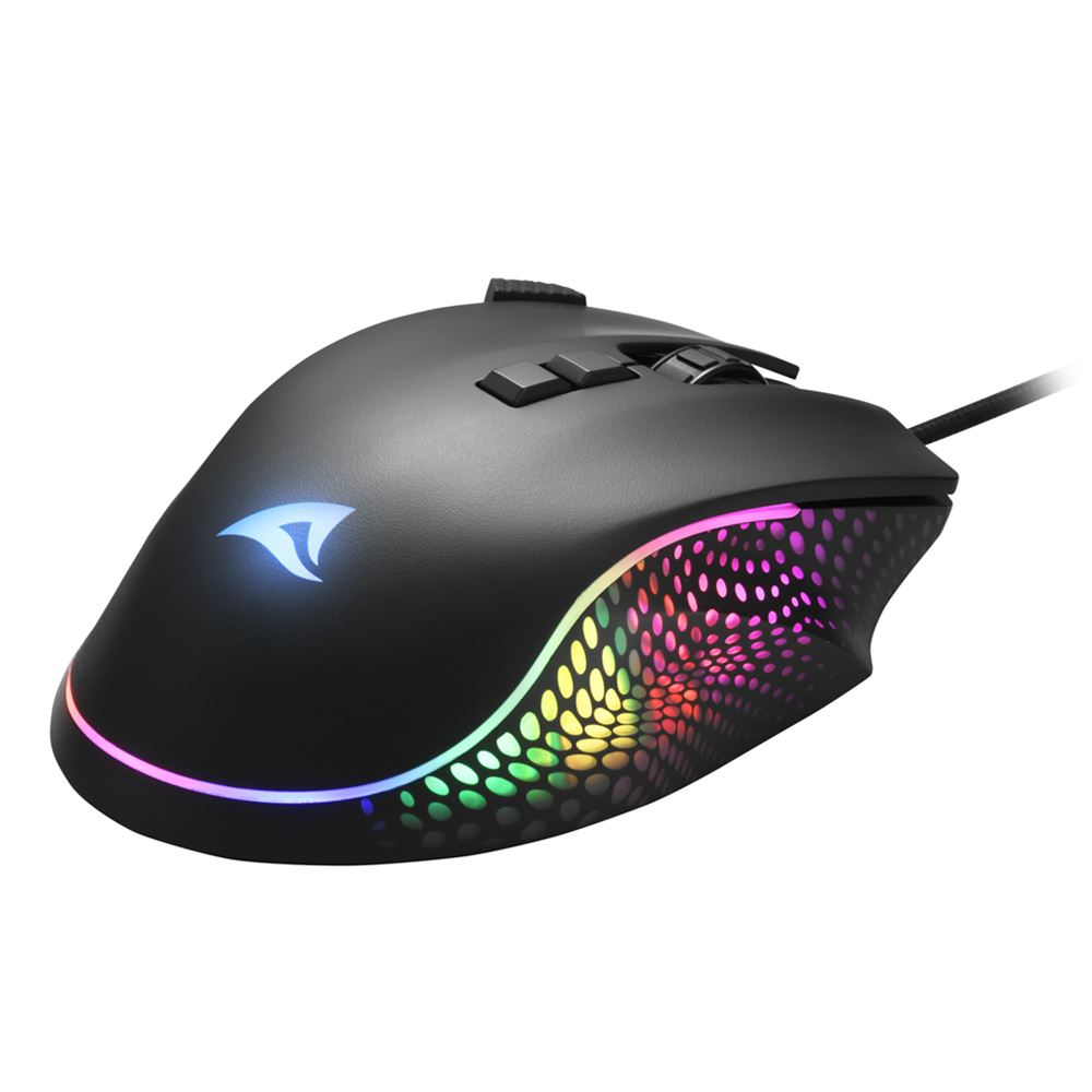 Sharkoon SHARK Force 3 - Maus - optisch - 8 Tasten