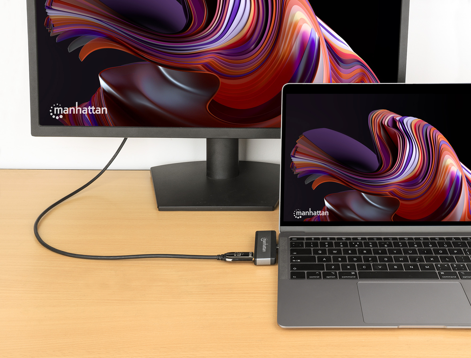 Manhattan 4-in-1 - Dockingstation - für Laptop