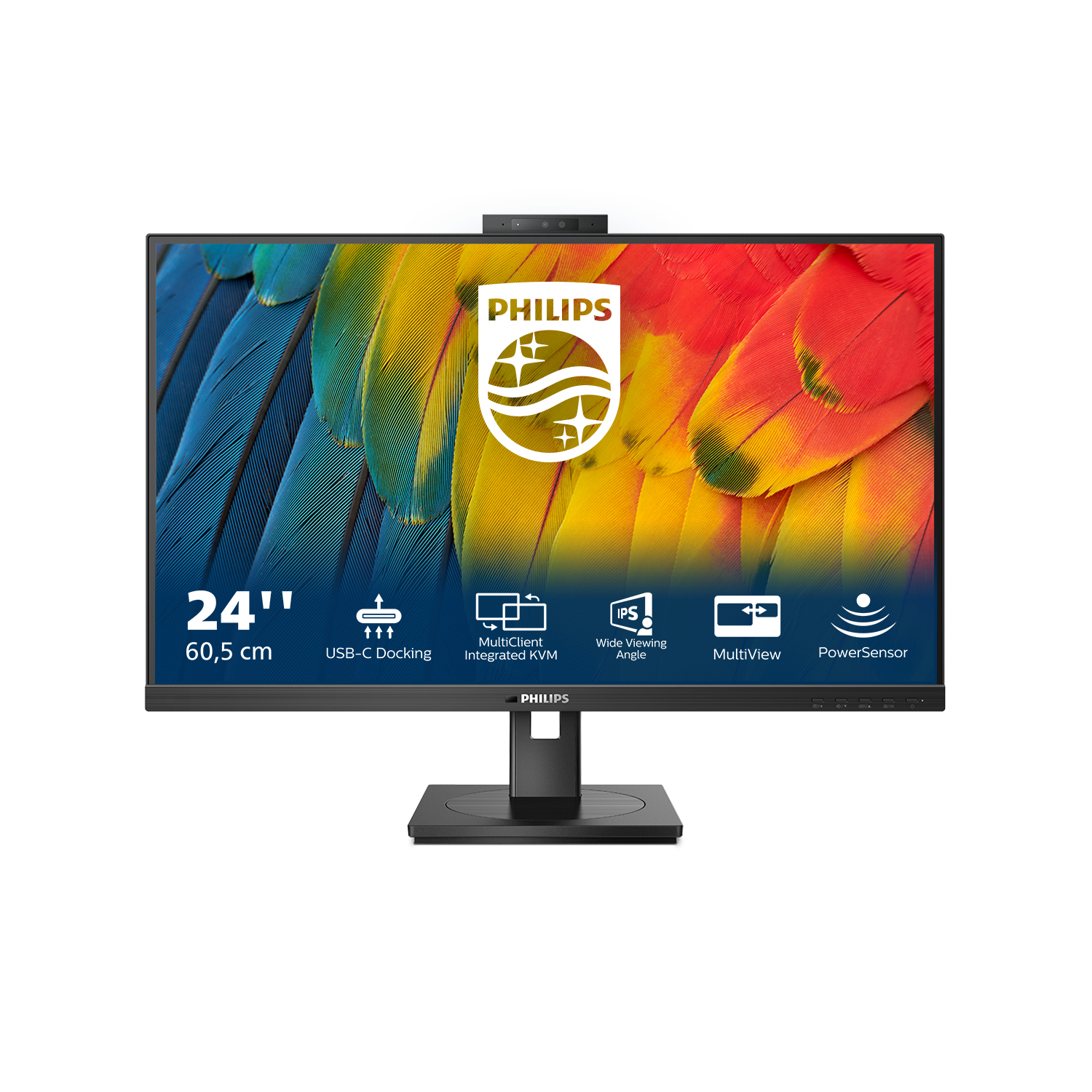 Philips 24B1U5301H - 5000 Series - LED-Monitor - USB - 60.5 cm (23.8")