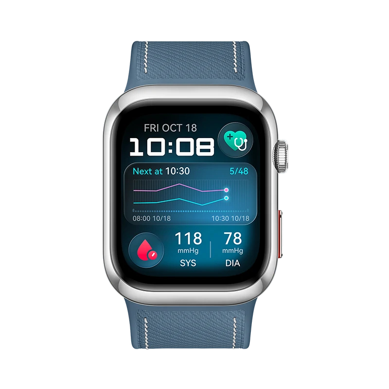 Huawei Watch D2 - Aluminiumlegierung - intelligente Uhr mit Riemen - Kompositleder - Handgelenkgröße