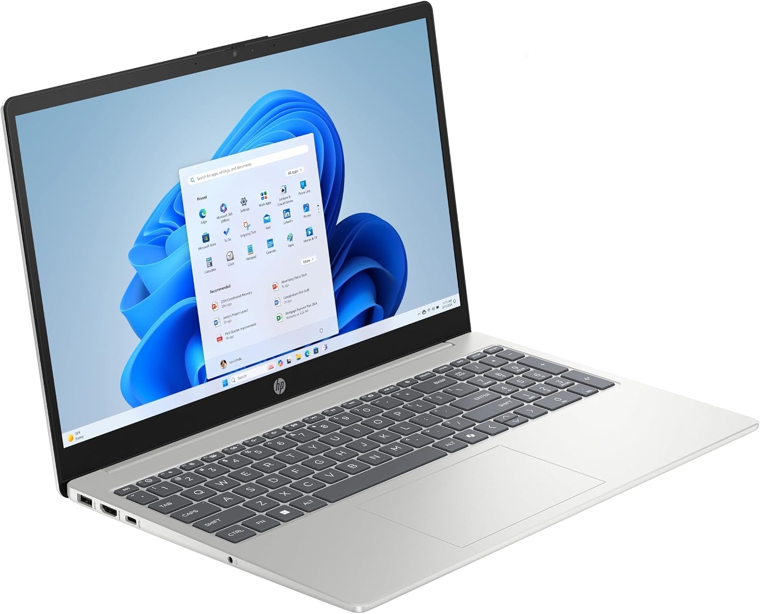 HP 15-fc1252ngx, 15.6" FHD, AMD Ryzen 5 7520U, 16GB RAM, 512GB SSD, Win11 Home, ohne NT
