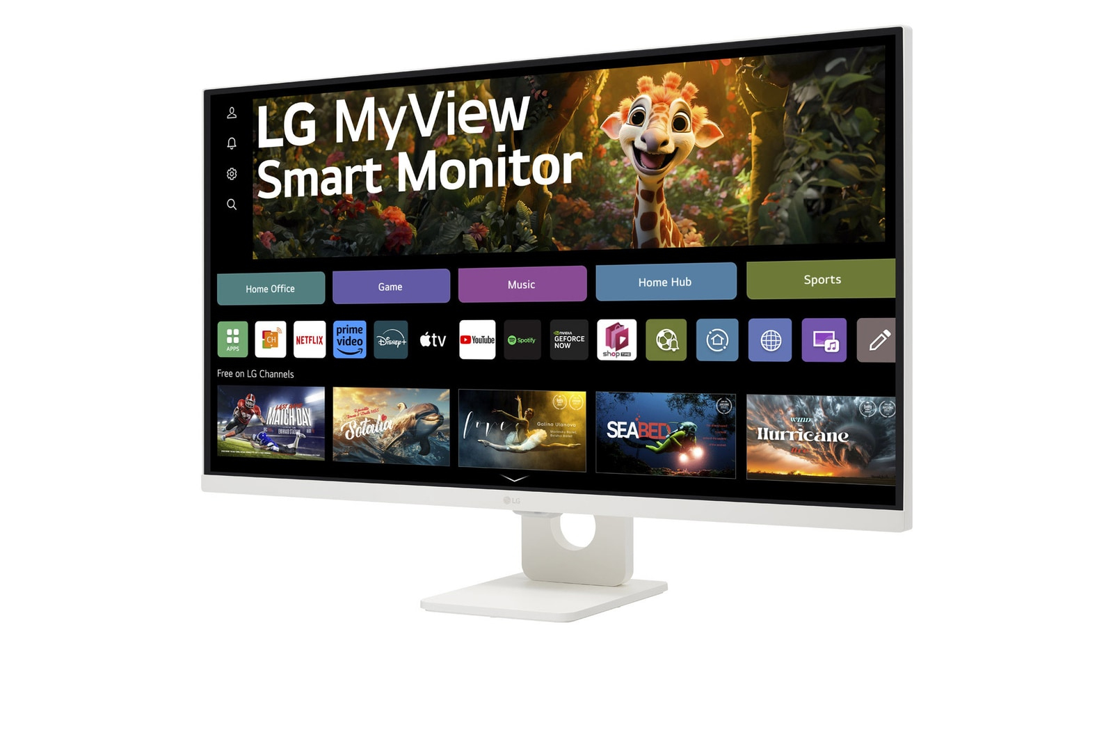 LG MyView 32SR73U-W - LED-Monitor - Smart - 81.3 cm (32")