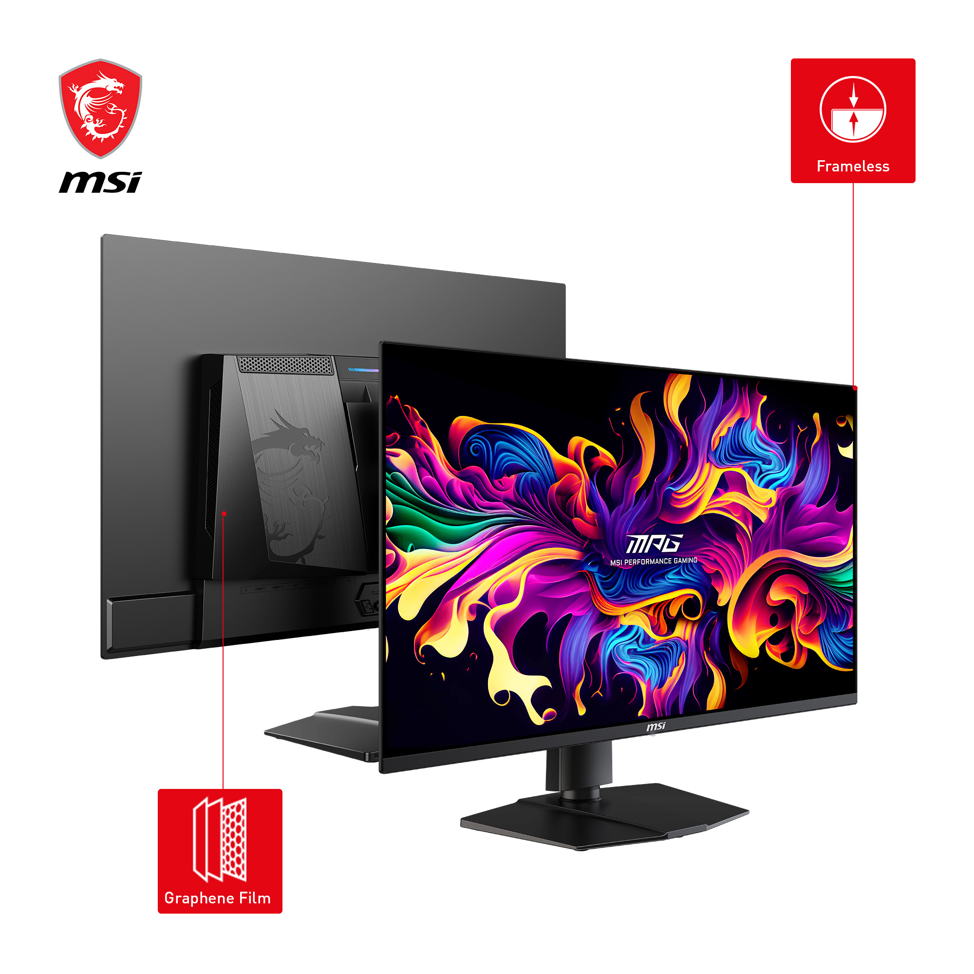 MSI MPG 321URXDE QD-OLED - OLED-Monitor - Gaming - 80 cm (31.5")