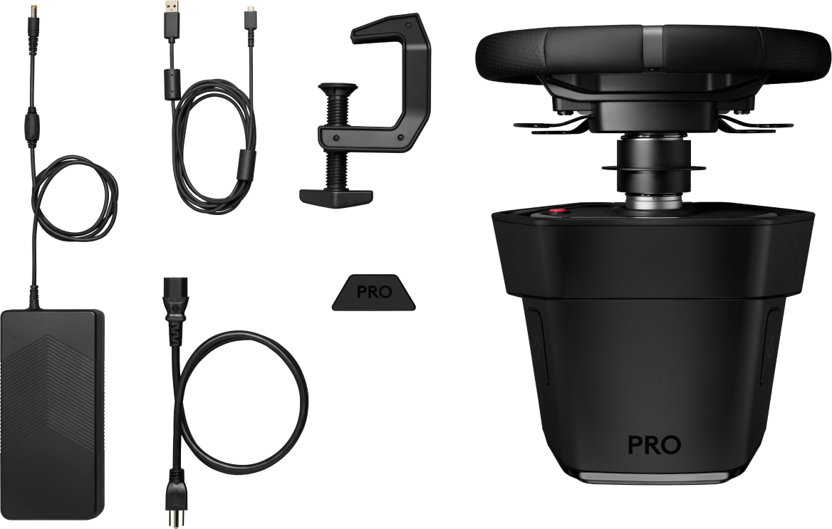 Logitech G PRO Racing Wheel, Steuerrad, PC, Xbox, Analog / Digital, Kabelgebunden, USB 2.0, USB Typ-