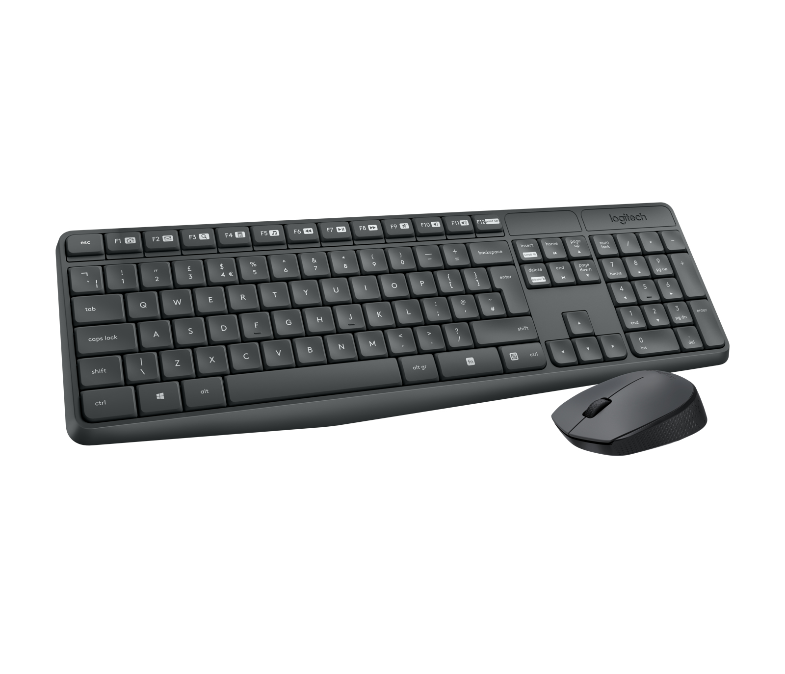 Logitech MK235 - Tastatur-und-Maus-Set - kabellos