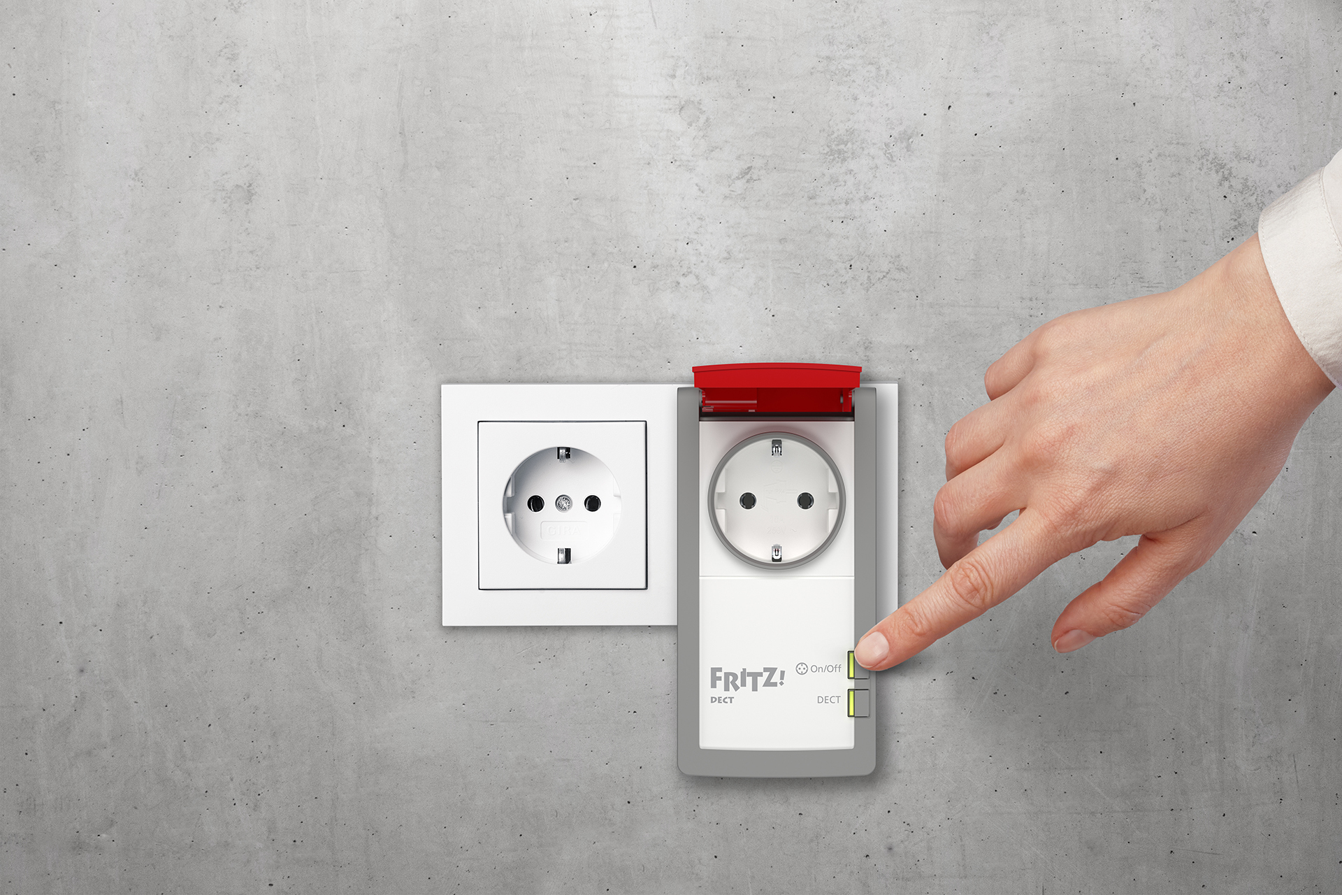 AVM FRITZ!DECT 210, 3450W, Typ F, Smart-Steckdose