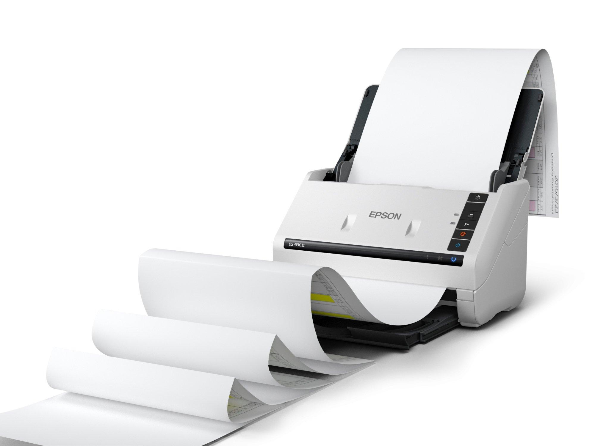 Epson WorkForce DS-530III - Dokumentenscanner - Duplex - A4 - 600 dpi x 600 dpi - bis zu 40 Seiten/M