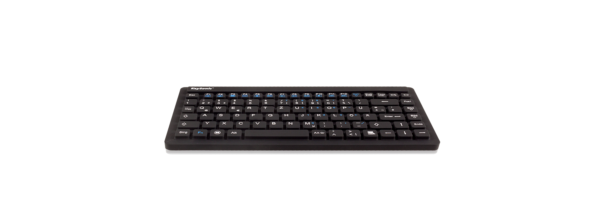 KeySonic KSK-3230IN (DE) Mini-Industrie Tastatur, USB, schwarz, wasserdicht IP68, Mini, Kabelgebunde