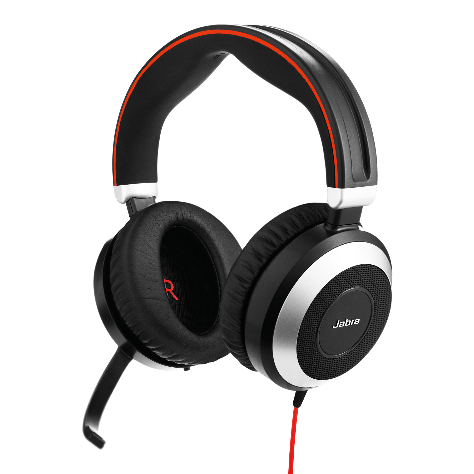 Jabra Evolve 80 UC stereo - Headset - ohrumschließend