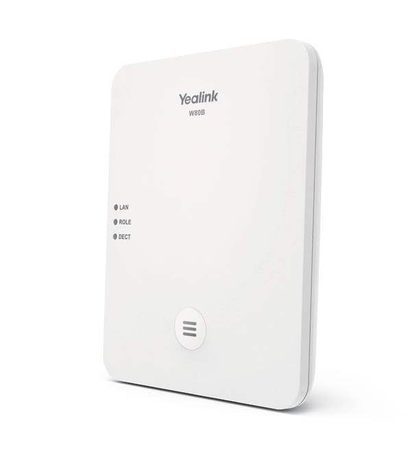 Yealink W80B, 1,8 - 1,9 GHz, 300 m, SNTP/NTP, VLAN, SIP v1, SIP v2, UDP/TCP/TLS, DHCP, HTTPS, SHA-25
