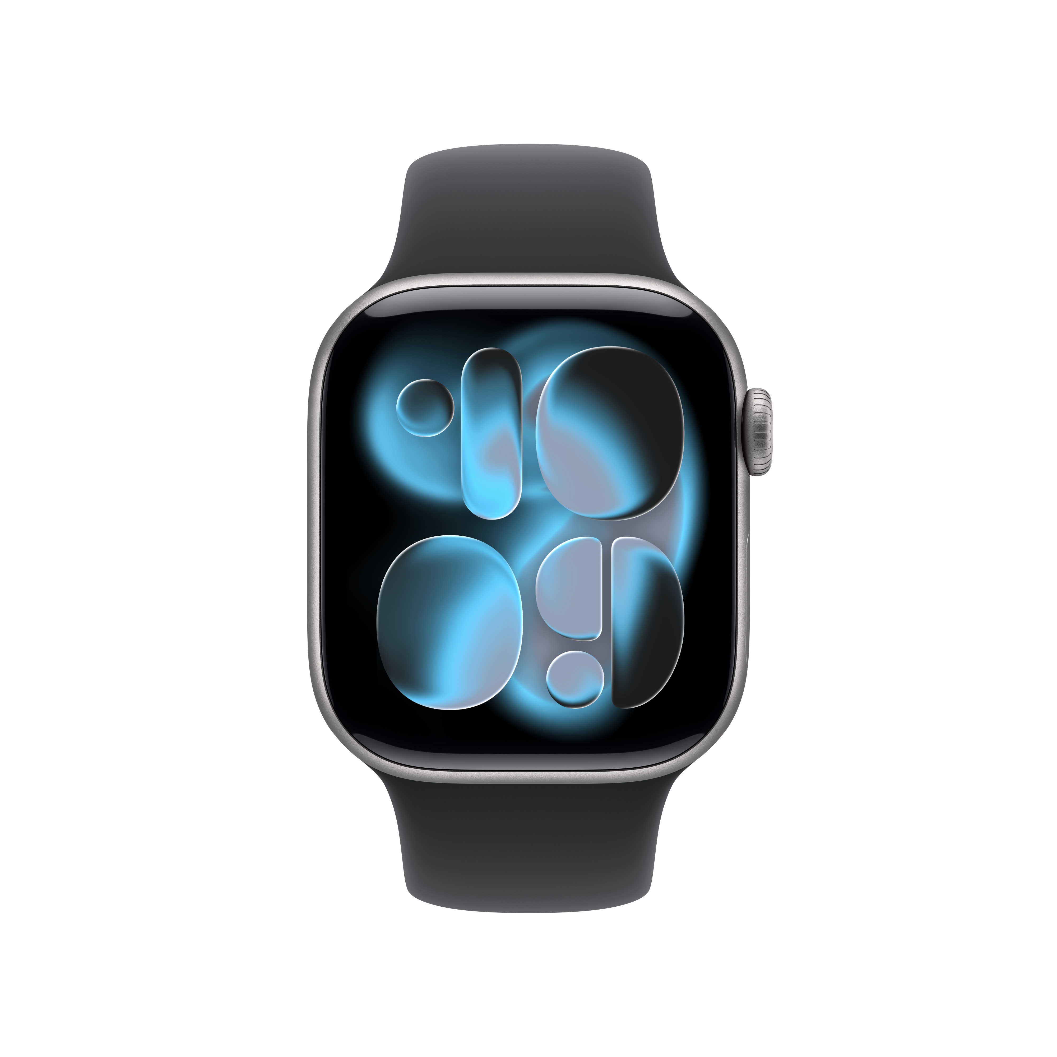 Apple Watch Series 11 (GPS + Cellular) 42mm Aluminium space grau mit Sportarmband S/M schwarz