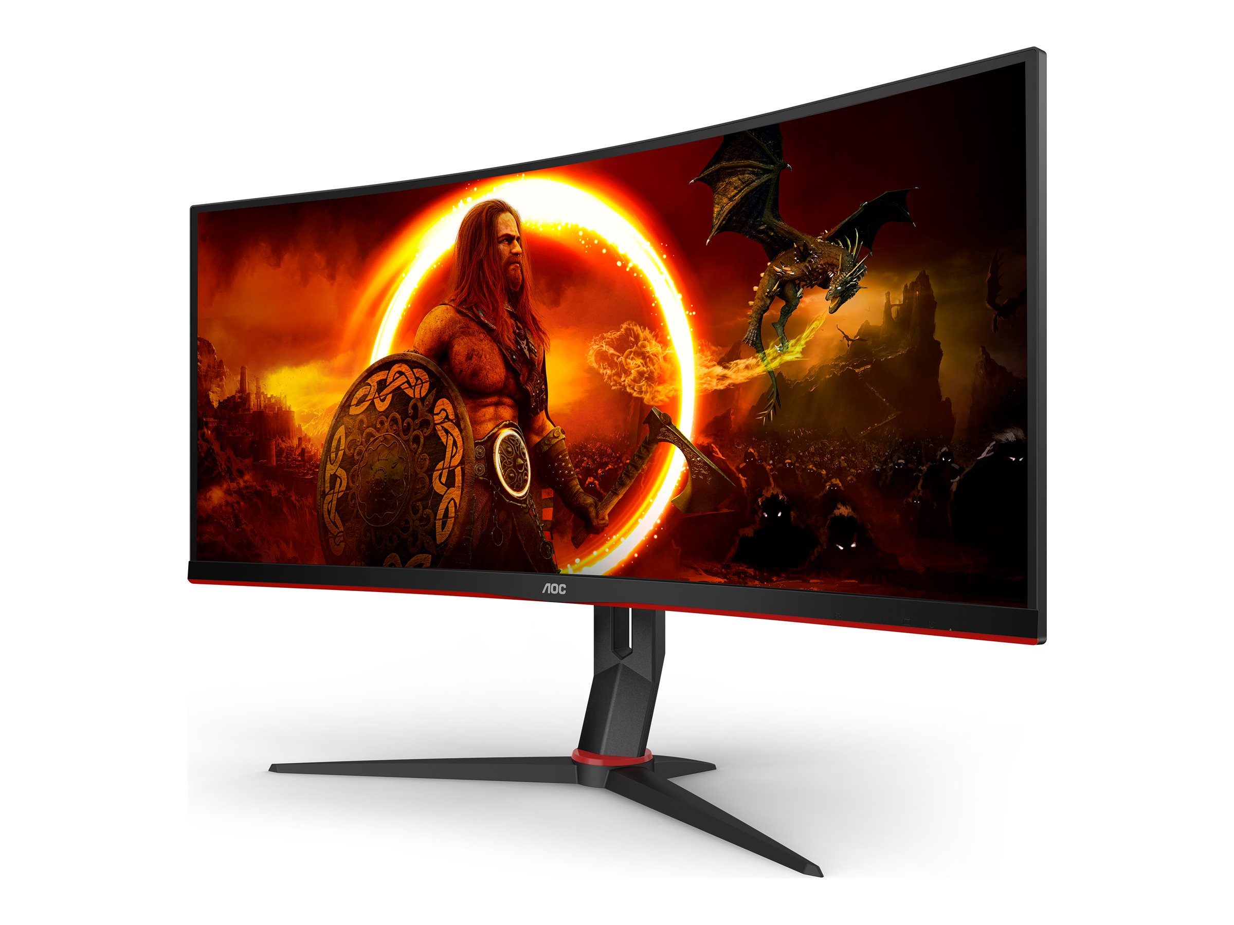 AOC CU34G2XP/BK Curved-Gaming-Monitor 86.4cm (34"), UWQHD, VA, 1ms, HDMI, Displayport