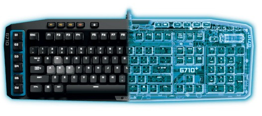 Logitech G710, Full-size (100%), Verkabelt, USB, QWERTZ, Schwarz