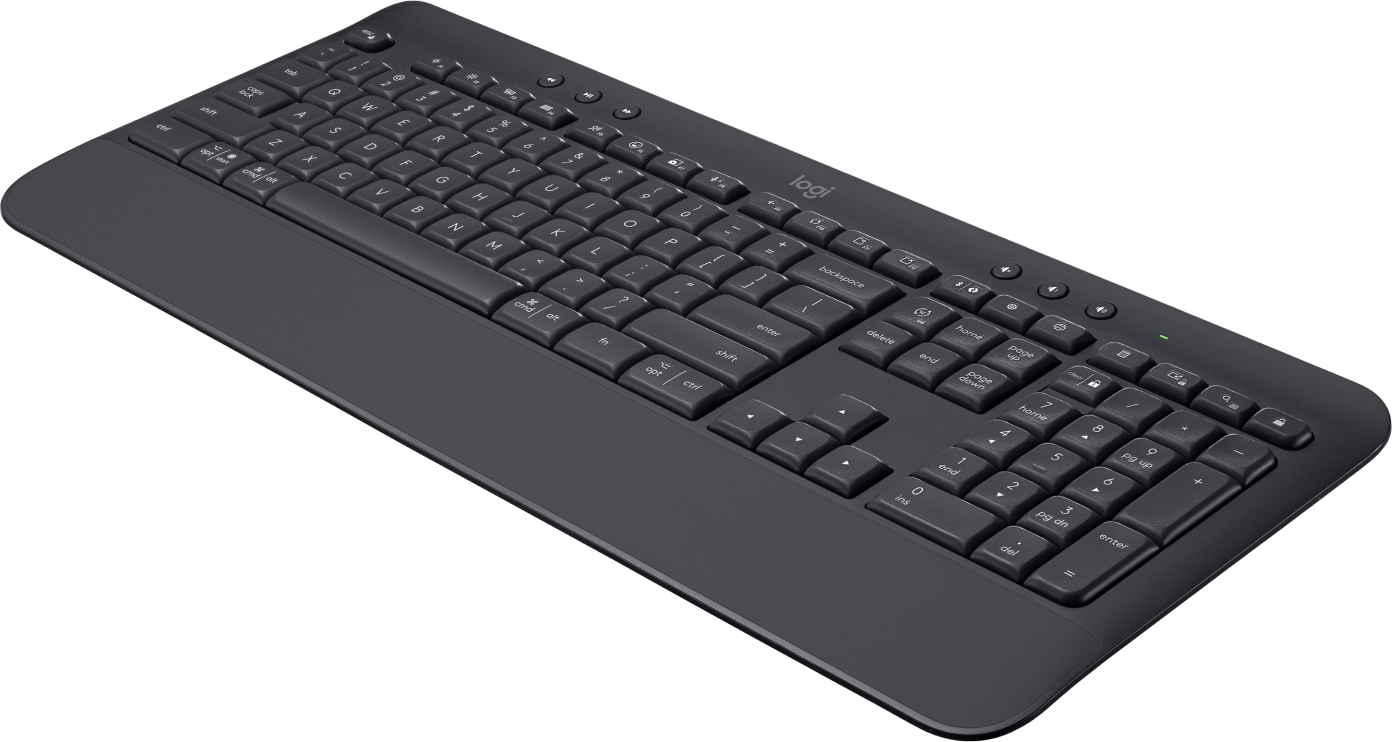 Logitech Signature K650 Comfort, Graphite, Logi Bolt, USB/Bluetooth, DE