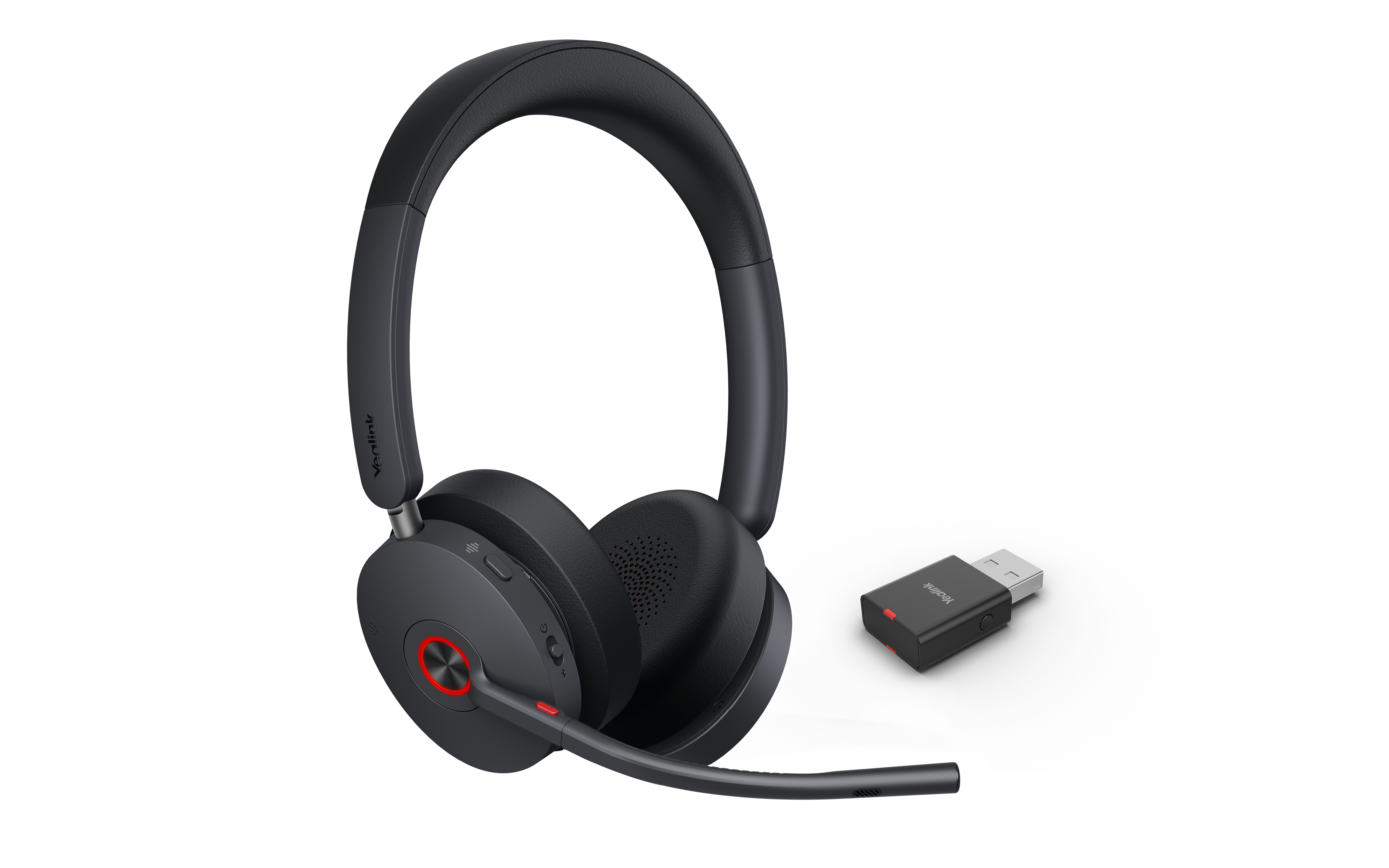 Yealink WH68 Hybrid - Headset - On-Ear - DECT / Bluetooth