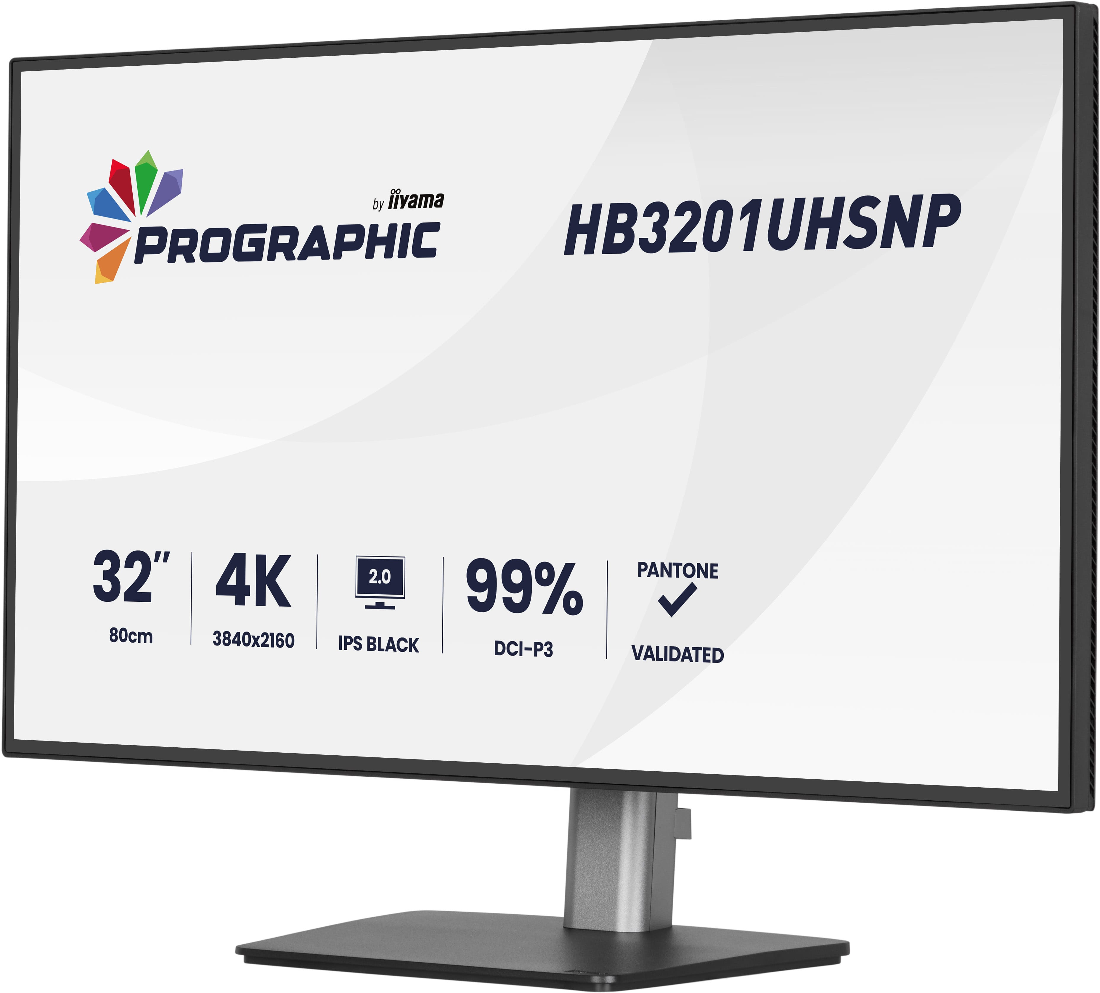 Iiyama ProGraphic HB3201UHSNP-B1 - LED-Monitor - 80 cm (31.5")