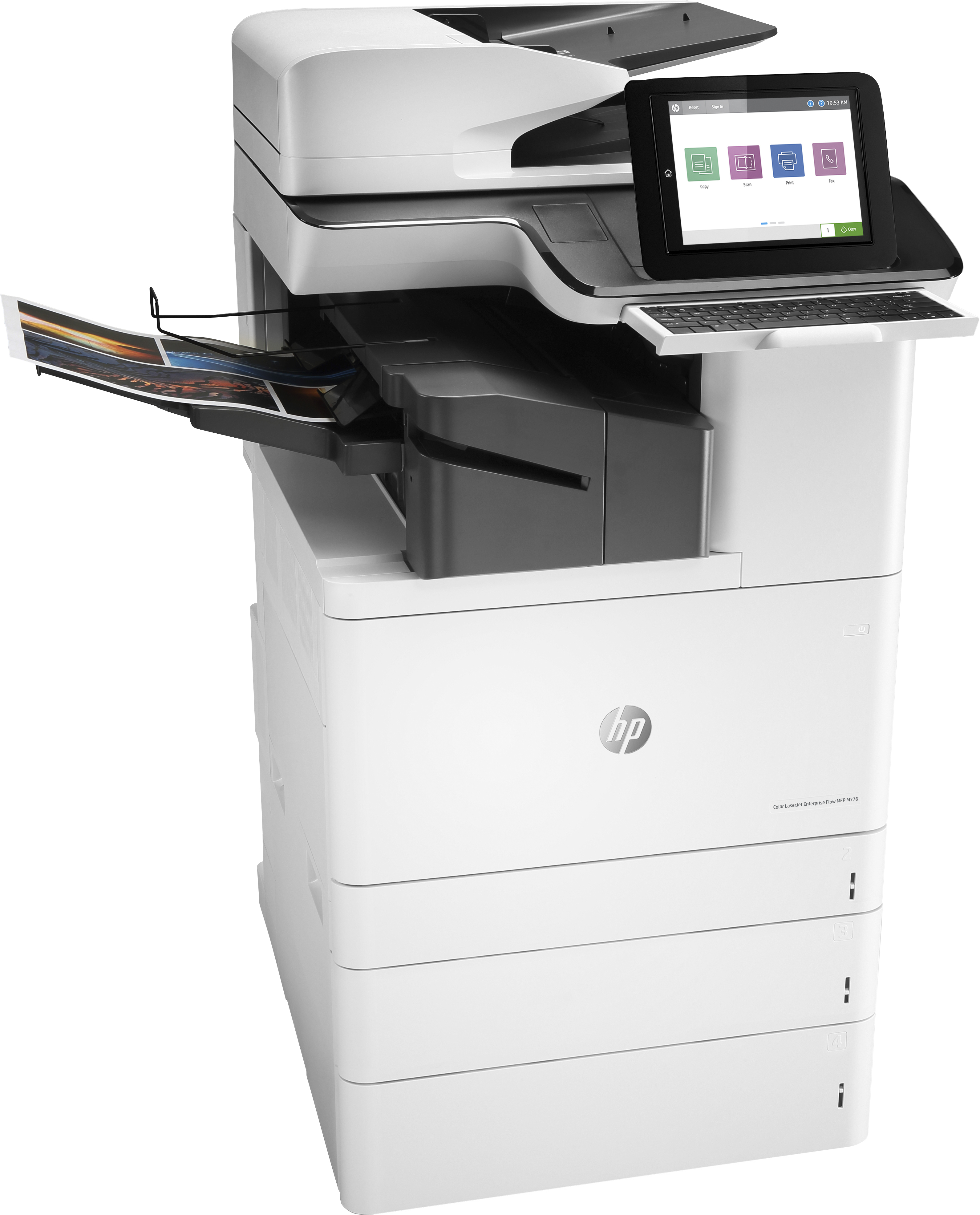 HP LaserJet Enterprise Flow MFP M776zs - Multifunktionsdrucker - Farbe - Laser - 297 x 864 mm (Origi