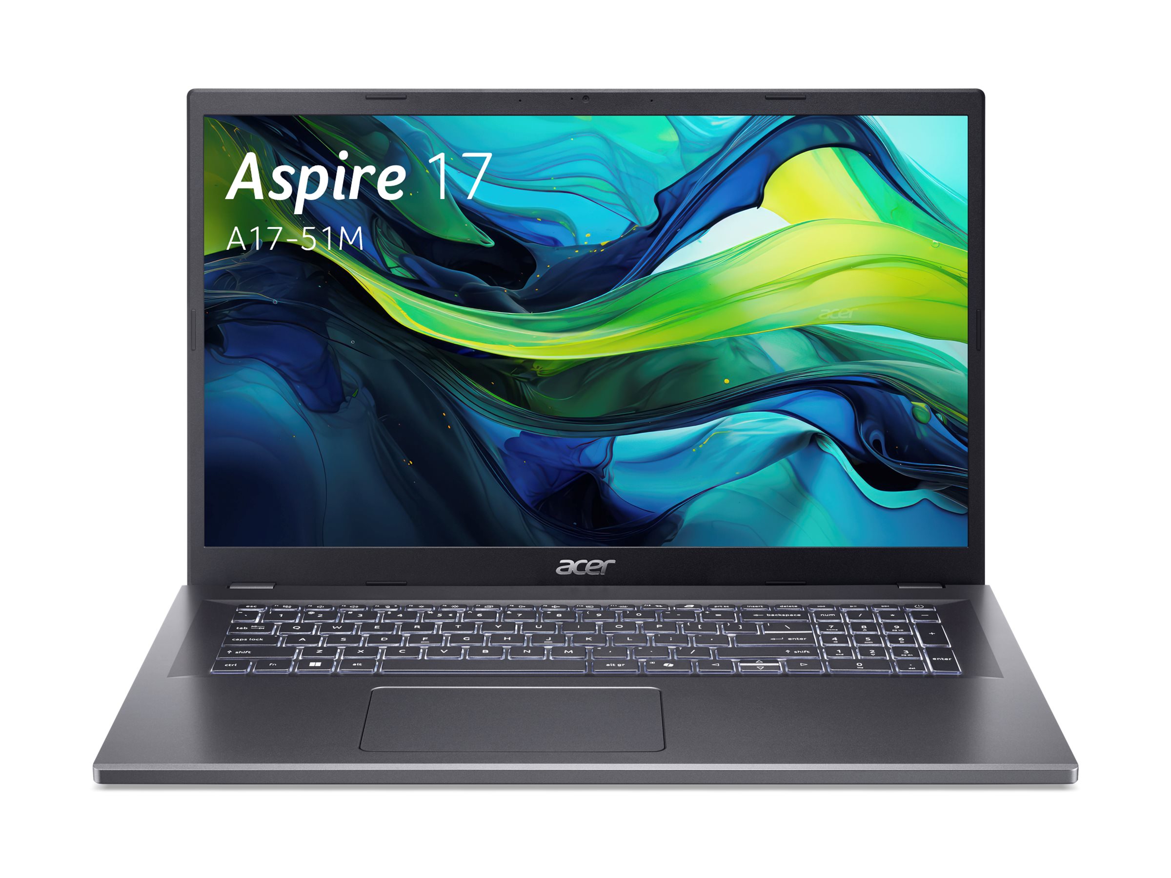 Acer Aspire 17 A17-51M - Intel Core 5 120U / 1.4 GHz - Win 11 Home - Intel Graphics - 16 GB RAM - 51