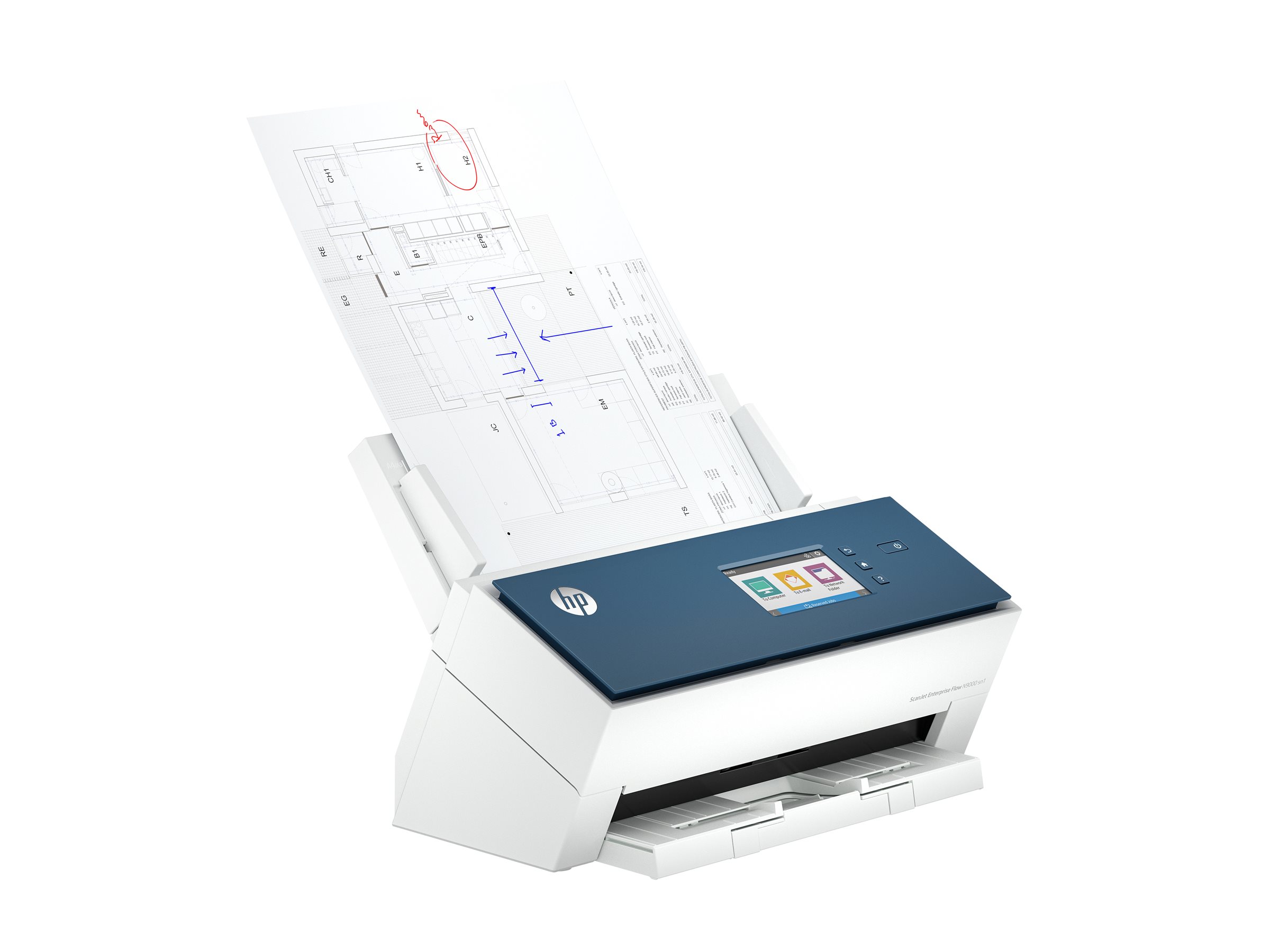 HP ScanJet Enterprise Flow N9000 sn1 - Dokumentenscanner - CMOS / CIS - Duplex - A3/Ledger - 600 dpi