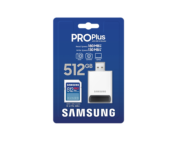 Samsung PRO Plus MB-SD512SB - Flash-Speicherkarte