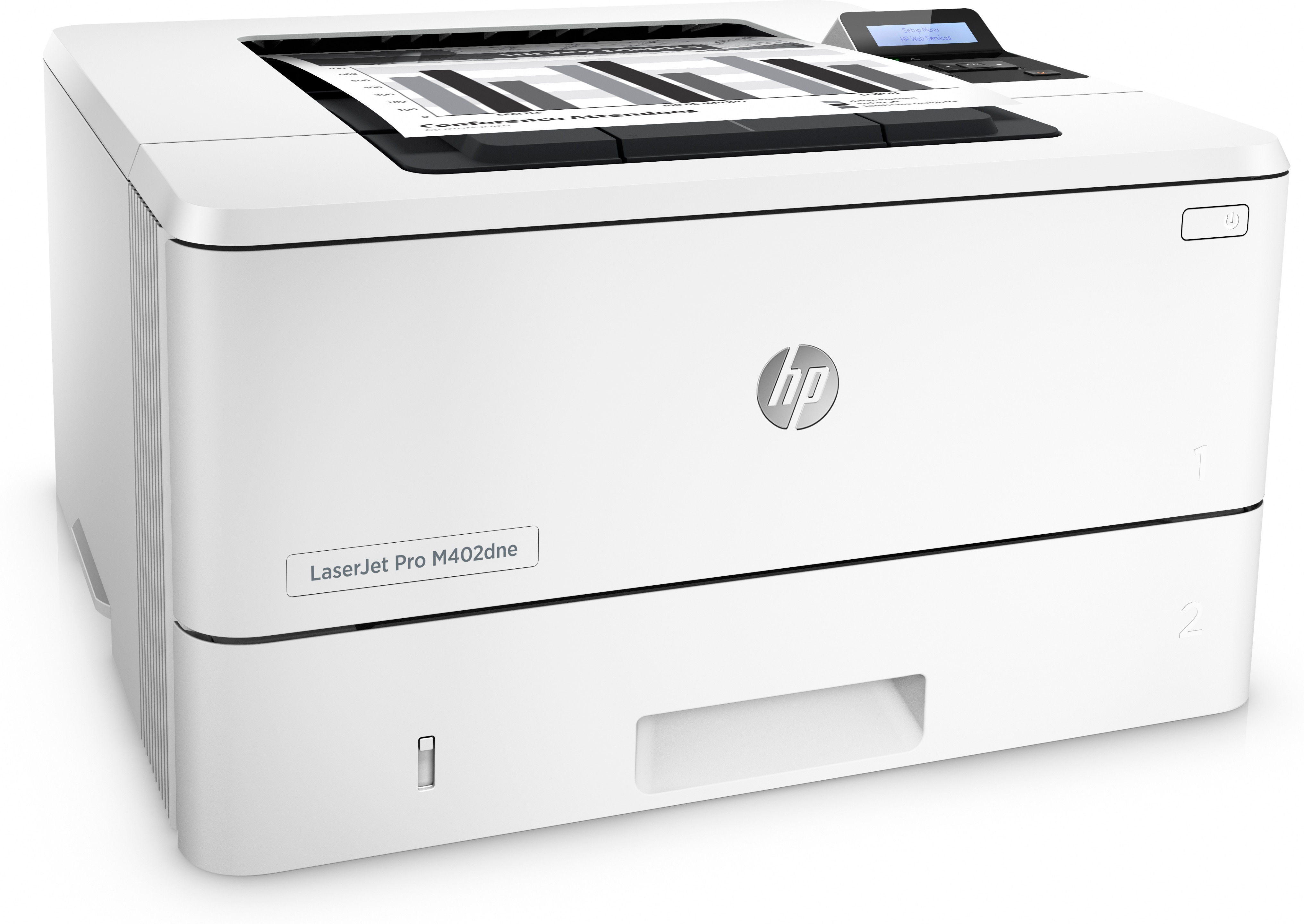 HP LaserJet Pro M402dne, Drucken, Beidseitiger Druck, Laser, 1200 x 1200 DPI, A4, 38 Seiten pro Minu