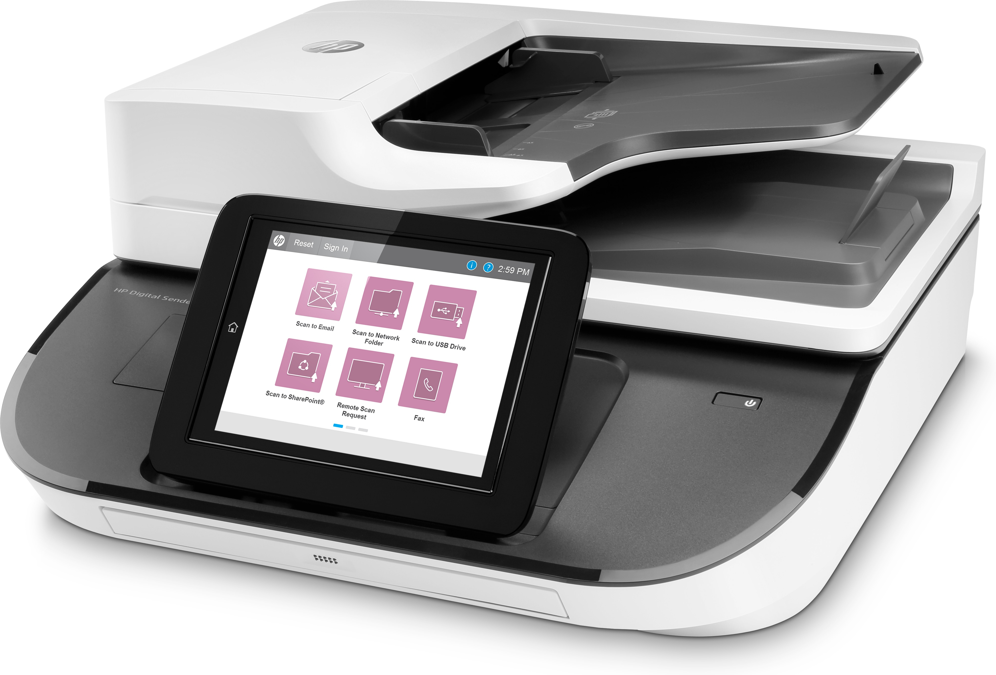 HP Digital Sender Flow 8500fn2 - Dokumentenscanner - Flachbettscanner: CCD / ADF: CIS - Duplex - 216