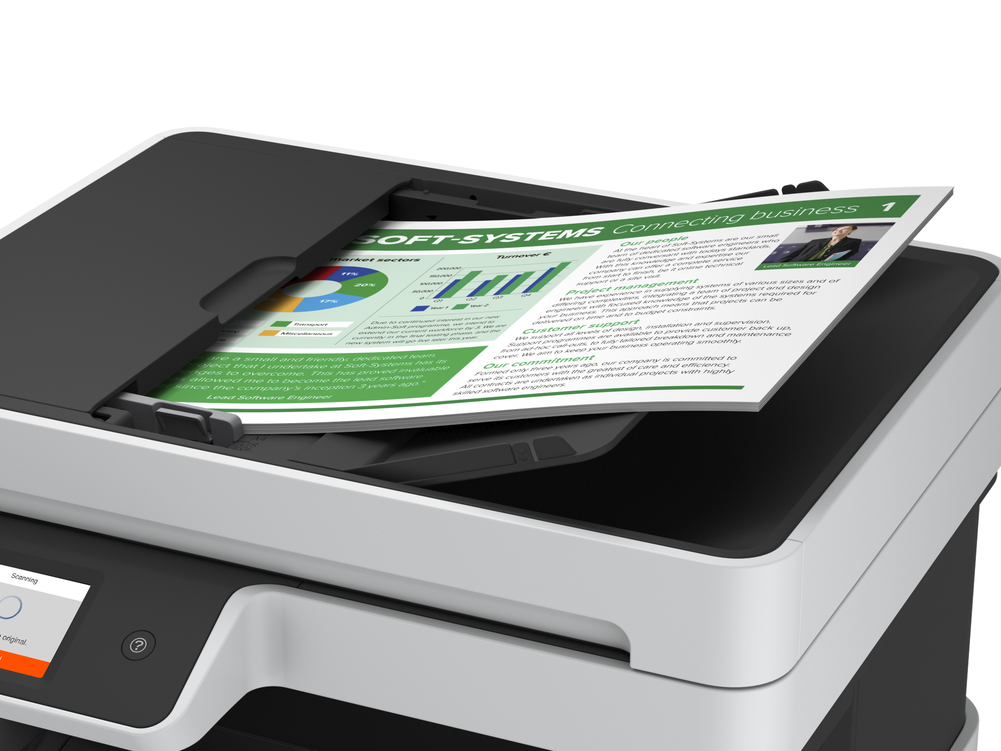 Epson EcoTank ET-5150 - Multifunktionsdrucker - Farbe - Tintenstrahl - A4/Legal (Medien)