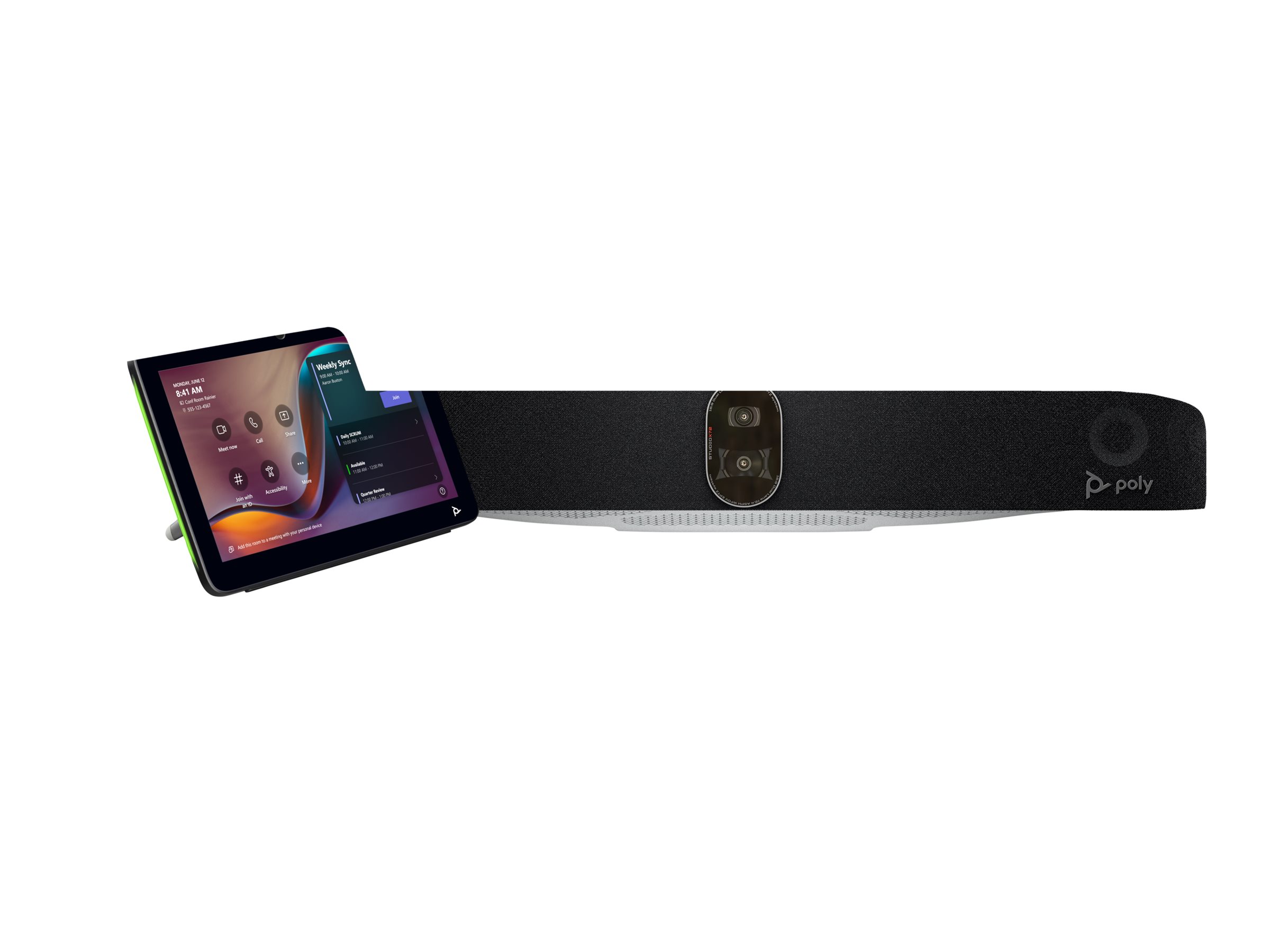 HP Poly Studio X72 All-In-One Video Bar mit TC10 Controller Kit
