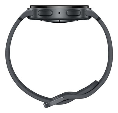 Samsung Galaxy Watch8 - 40 mm - Carbon-Schwarz - intelligente Uhr mit Sportband - Gummi - Graphit -