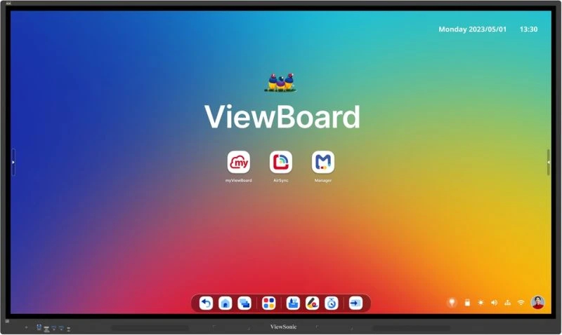 ViewSonic IFP6534 Display, 165,1 cm (65"), 1650,24 x 942,01 mm, 450 cd/m², 1,07 Milliarden Farben, 3