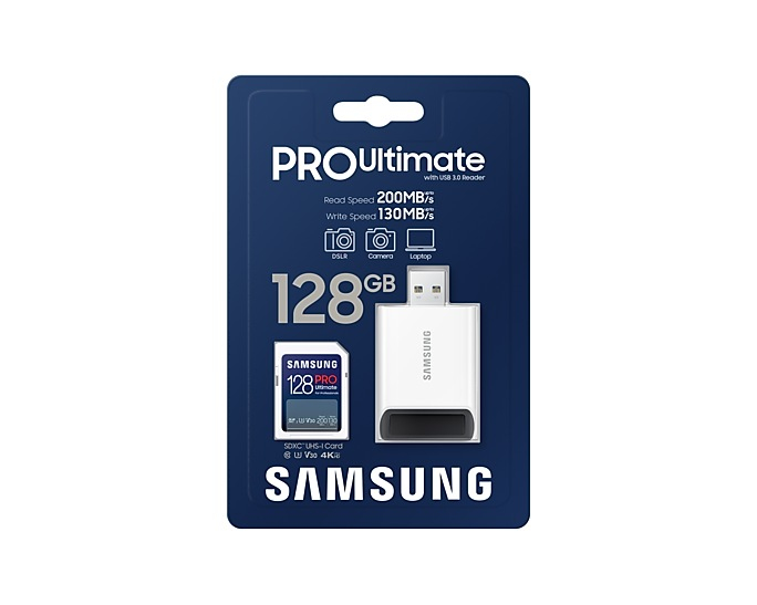 Samsung PRO Ultimate MB-SY128SB - Flash-Speicherkarte