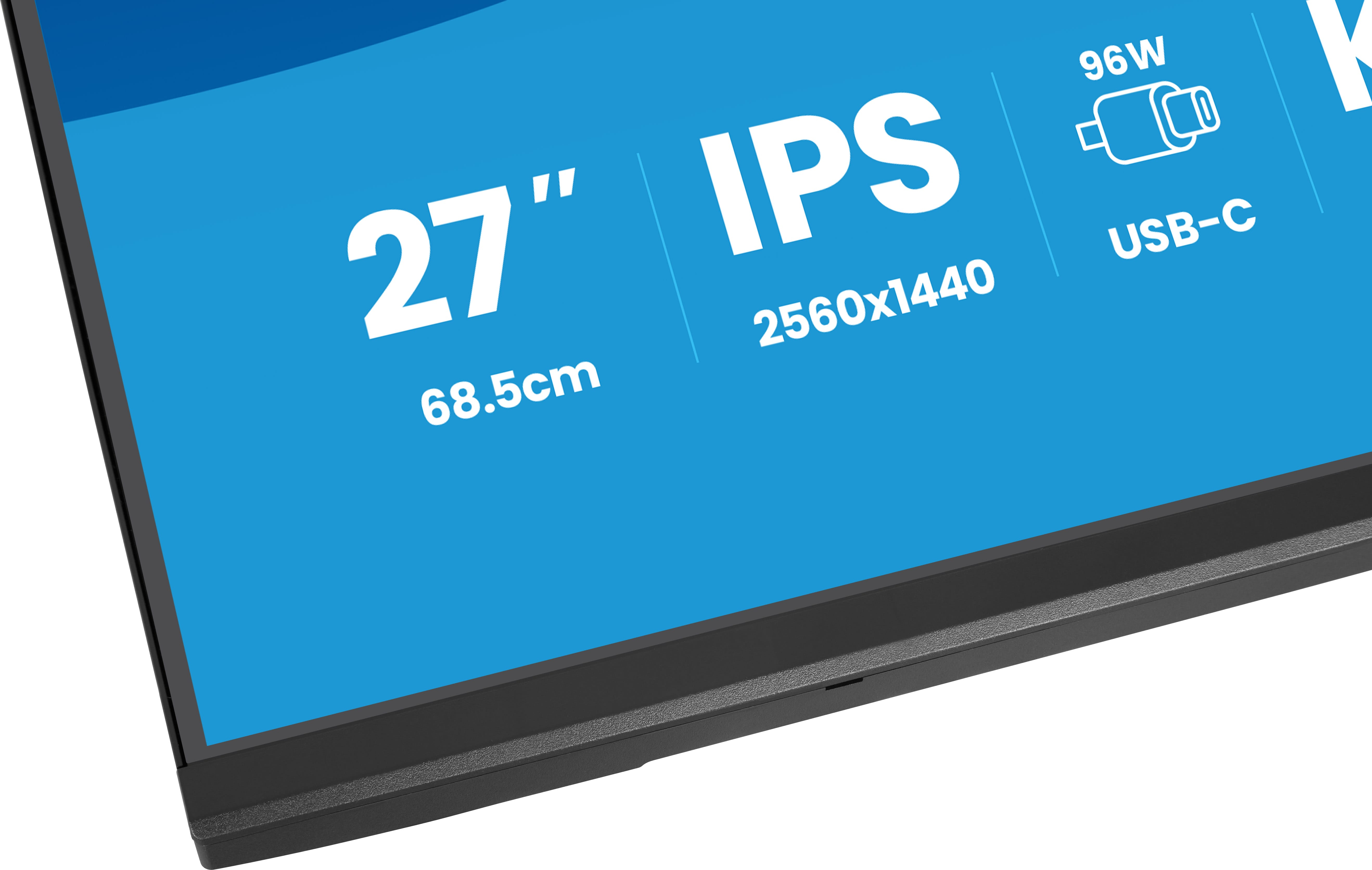 iiyama ProLite XB2797QSNPH-B1 Monitor 68.6cm (27") WQHD, IPS, 1ms, HDMI, Displayport, USB-C