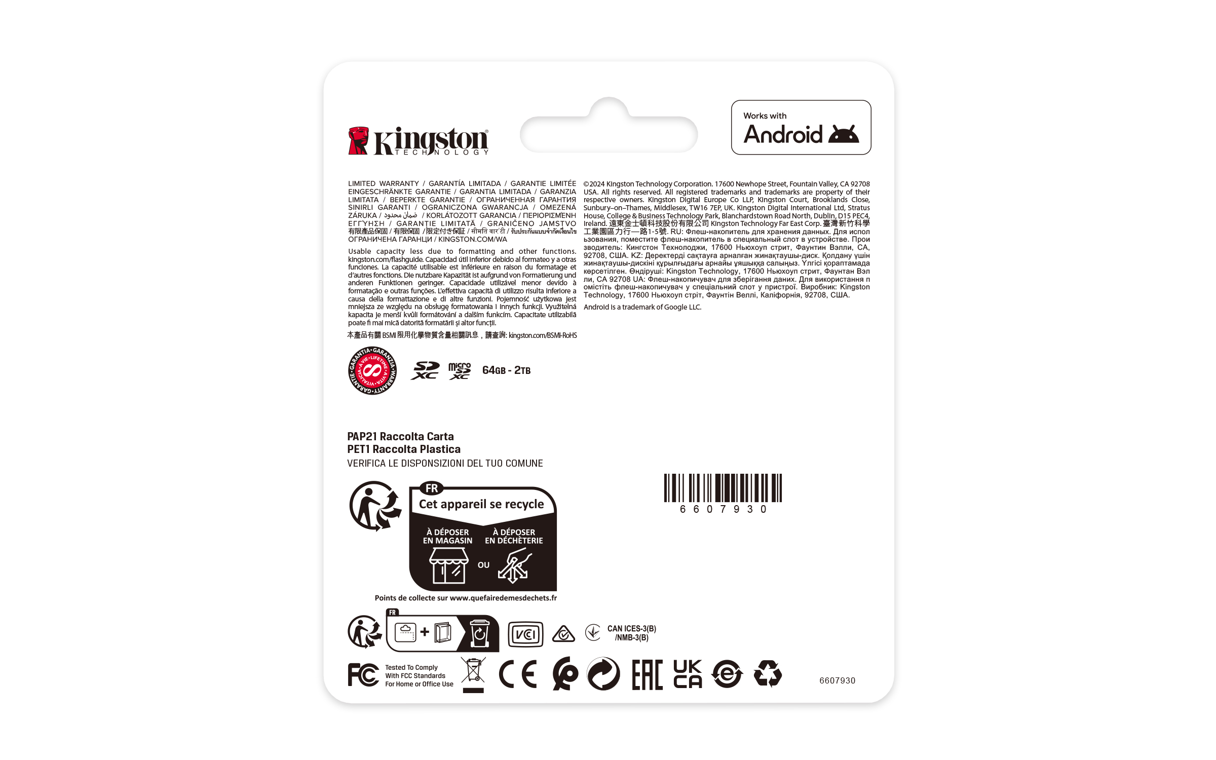 Kingston Canvas Select Plus - Flash-Speicherkarte (SD-Adapter inbegriffen)
