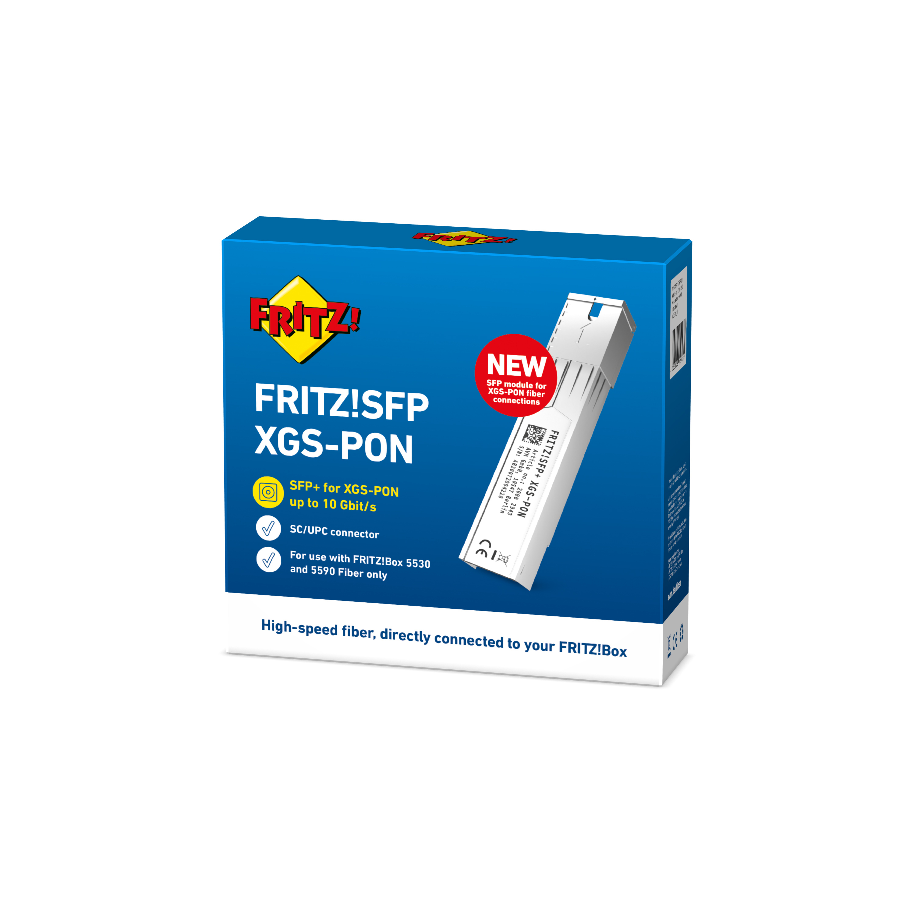 FRITZ! FRITZ!SFP XGS-PON, 10G LAN-Transceiver, LC-Duplex SM 20km, SFP+