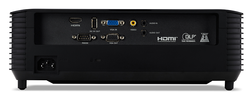 Acer X129H - DLP-Projektor - tragbar - 3D - 4800 ANSI-Lumen - XGA (1024 x 768)