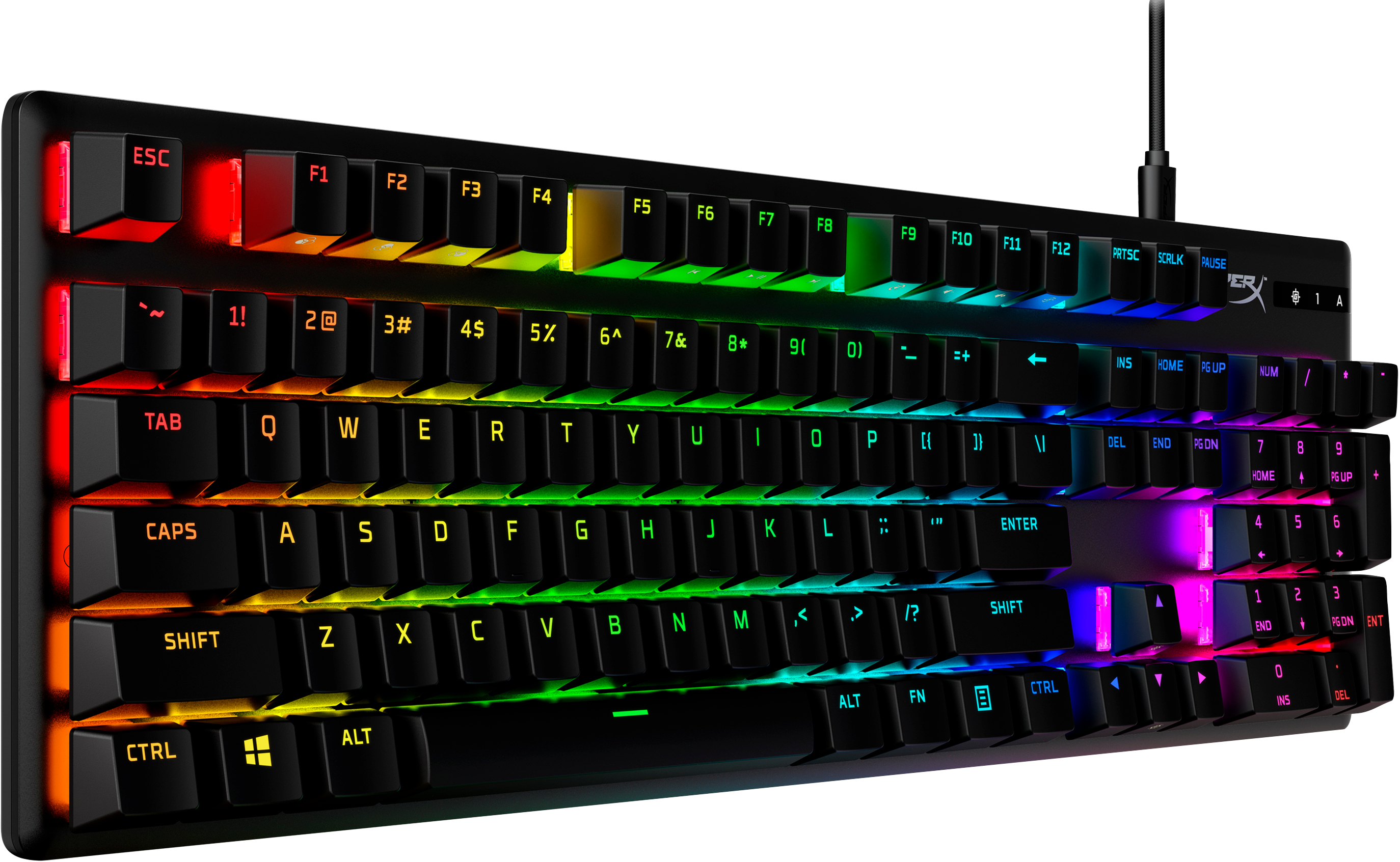 HP HyperX Alloy Origins - Tastatur - Hintergrundbeleuchtung