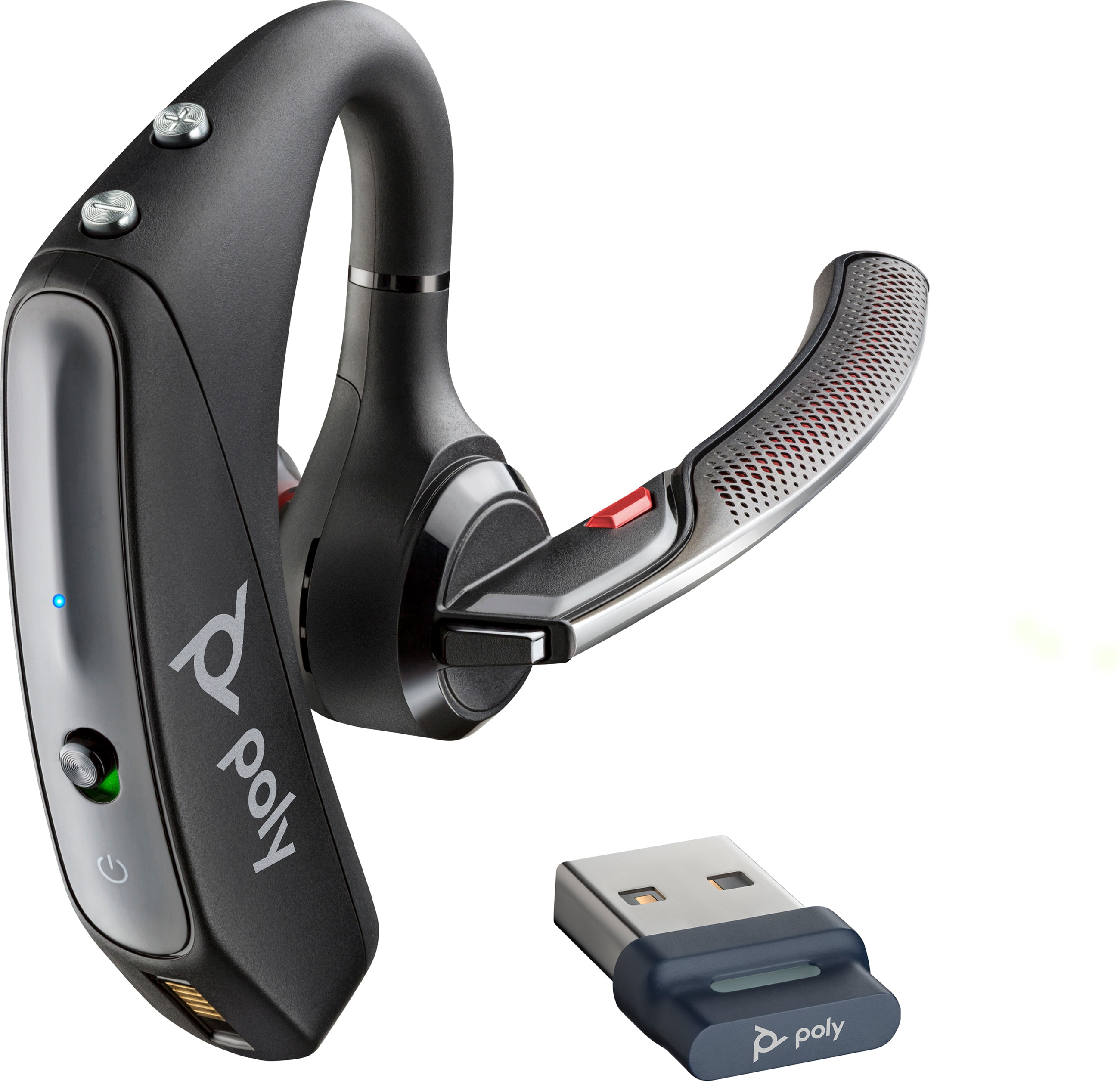 Poly Voyager 5200 UC - Headset - Ohrstöpsel