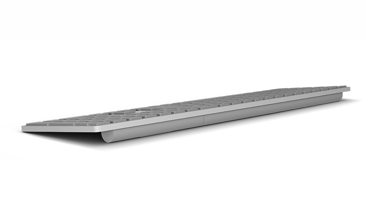 Microsoft Surface , Volle Größe (100%), Kabellos, Bluetooth, Membran Key Switch, QWERTY, Grau