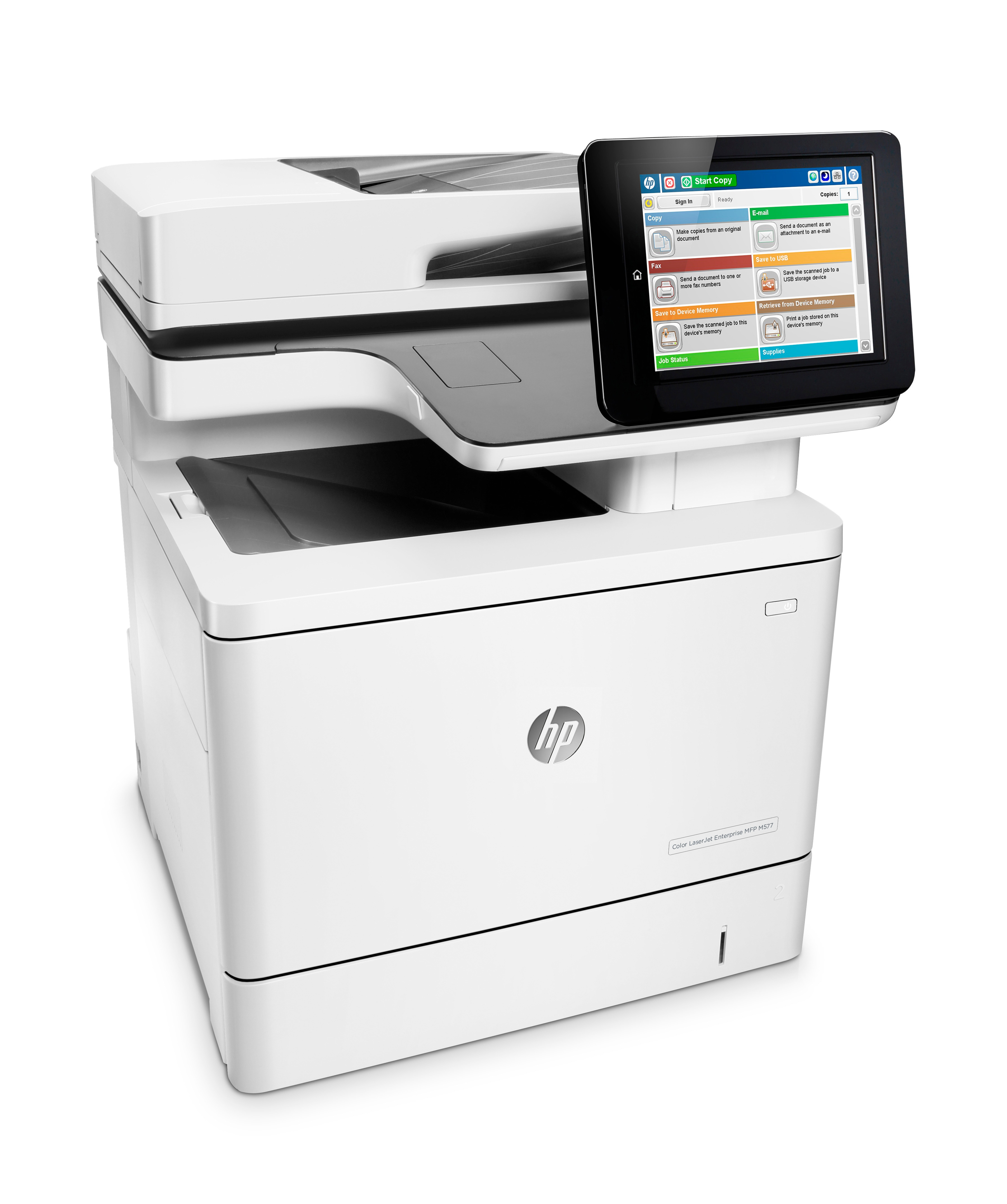 HP Color LaserJet Enterprise MFP M577dn - Multifunktionsdrucker - Farbe - Laser - Legal (216 x 356 m