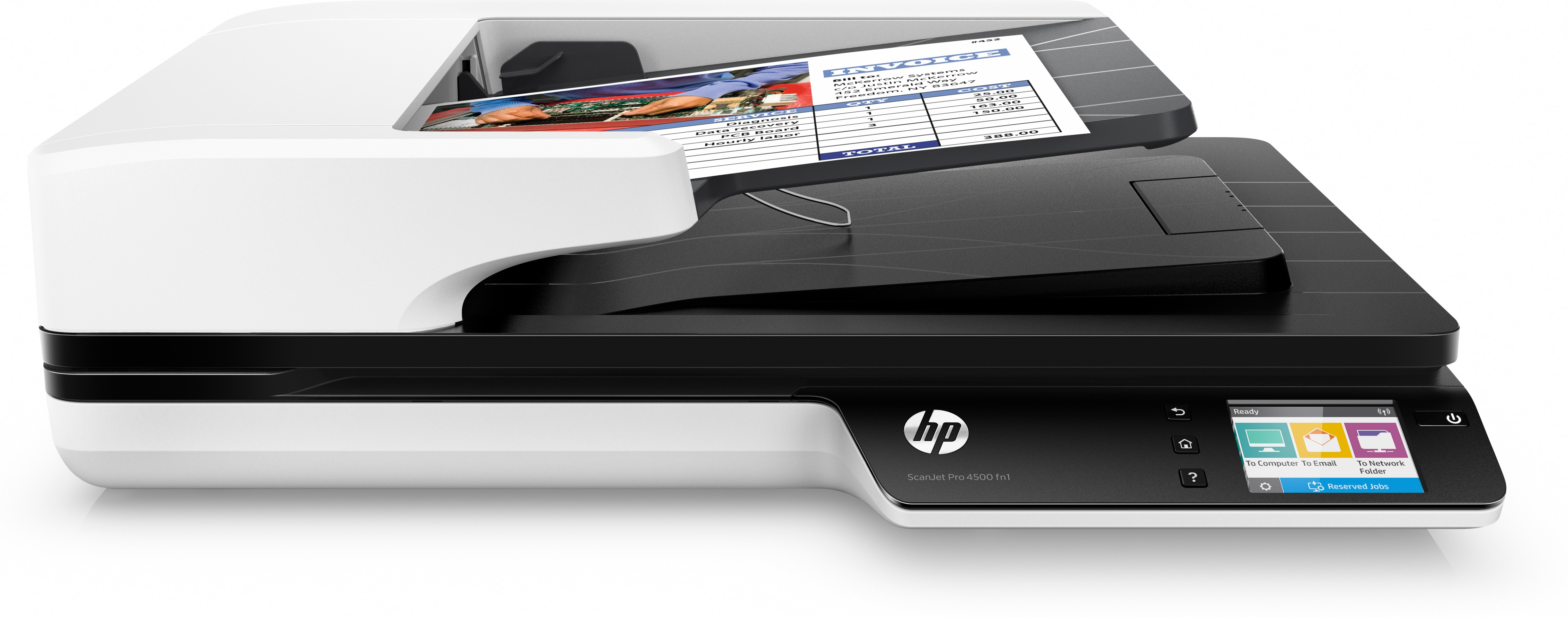 HP Scanjet Pro 4500 fn1 - Dokumentenscanner - CMOS / CIS - Duplex - A4/Letter - 1200 dpi x 1200 dpi