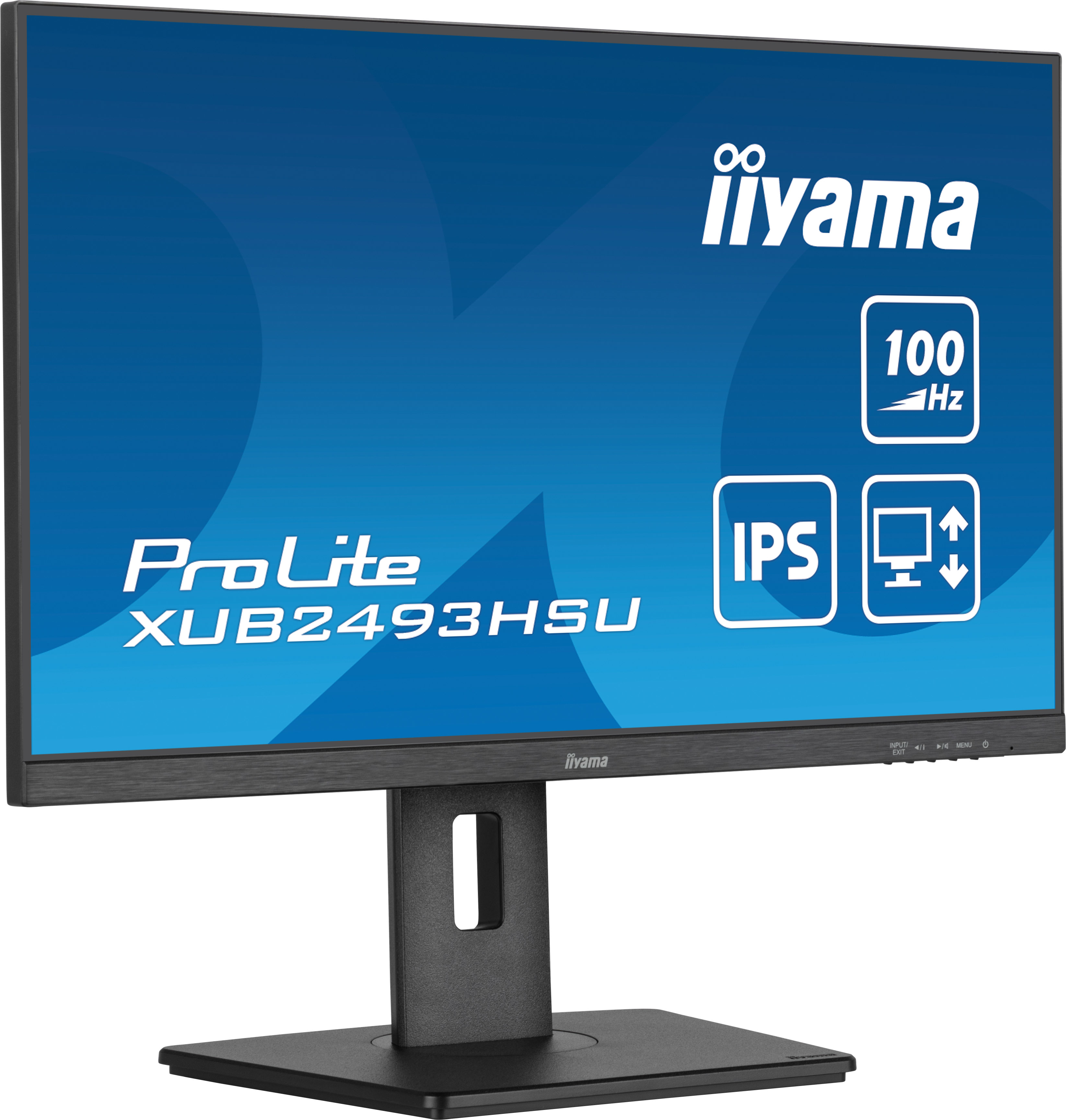 iiyama ProLite XUB2493HSU-B7 Monitor 60.5cm (23.8") Full HD, IPS, 1ms, HDMI, Displayport, USB