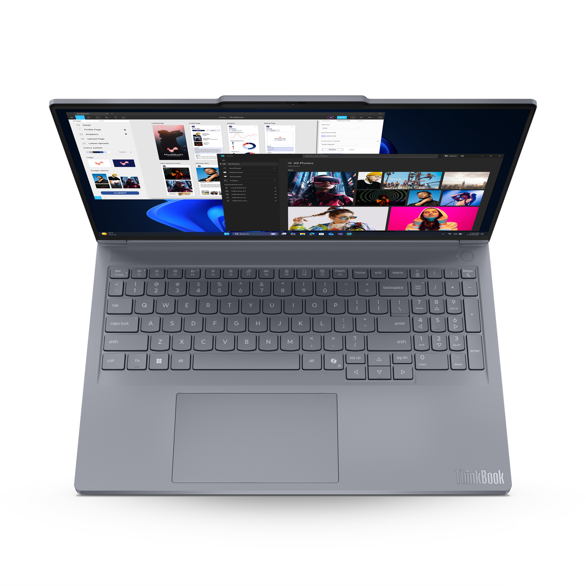 Lenovo ThinkBook 16p G6, 16" WQXGA, AMD Ryzen 9 8940HX, 64GB RAM, 1TB SSD, RTX 5060, W11P
