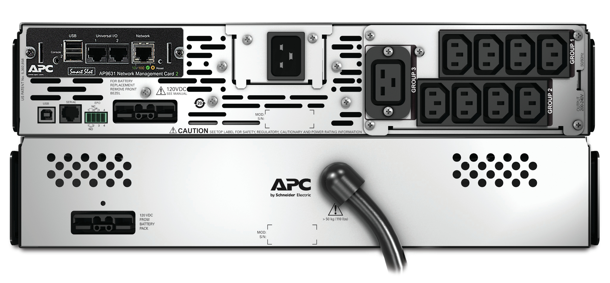 APC Smart-UPS X 3000 Rack/Tower LCD - USV - Wechselstrom 208/230 V