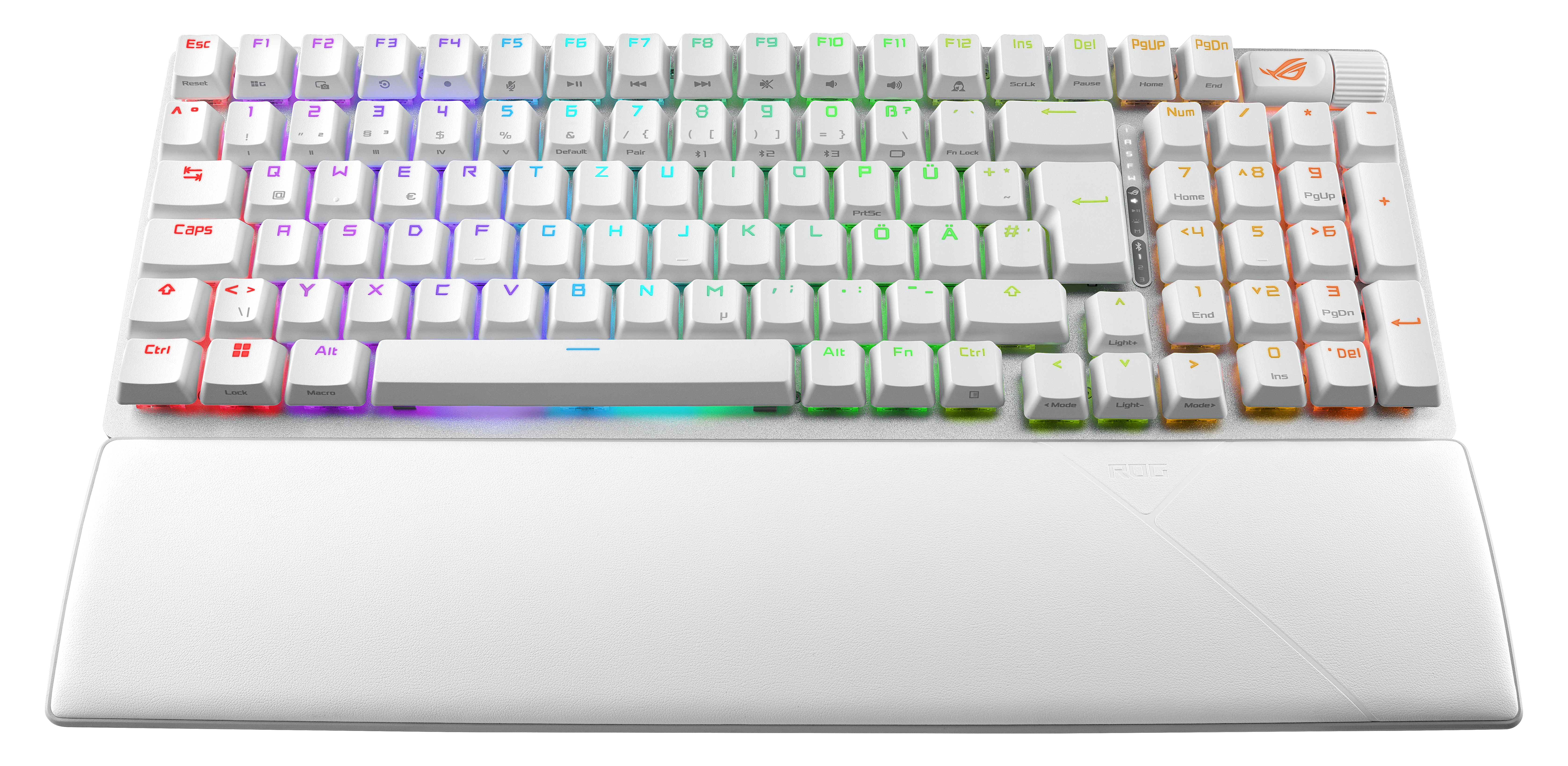 ASUS ROG Strix Scope II 96 - Tastatur - 96% - backlit - kabellos - USB, 2.4 GHz, Bluetooth 5.1 - Tas