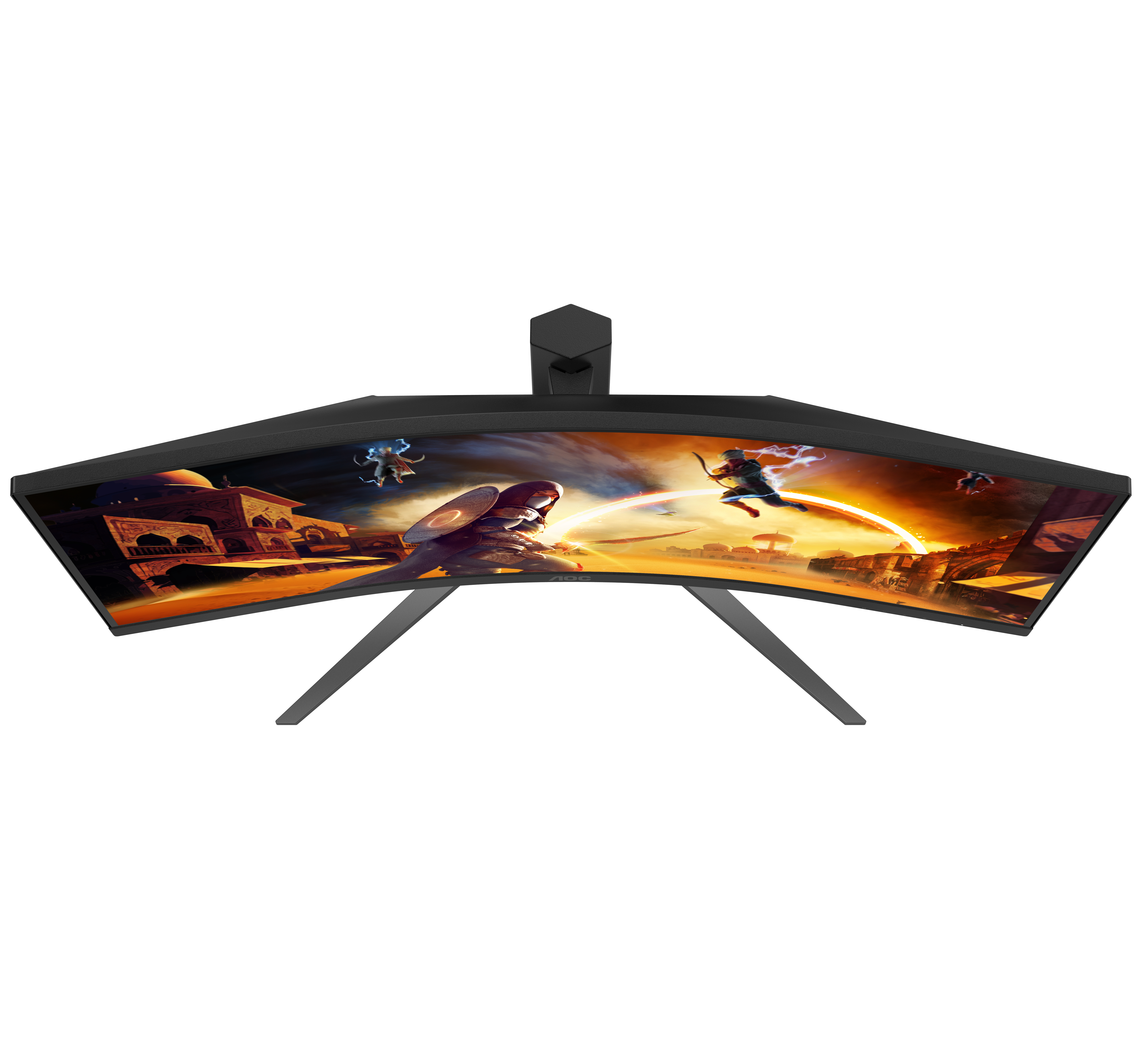 B-WARE - AOC G4 CU34G4Z, 86,4 cm (34"), 3440 x 1440 Pixel, Wide Quad HD, LED, 1 ms, Schwarz, Rot